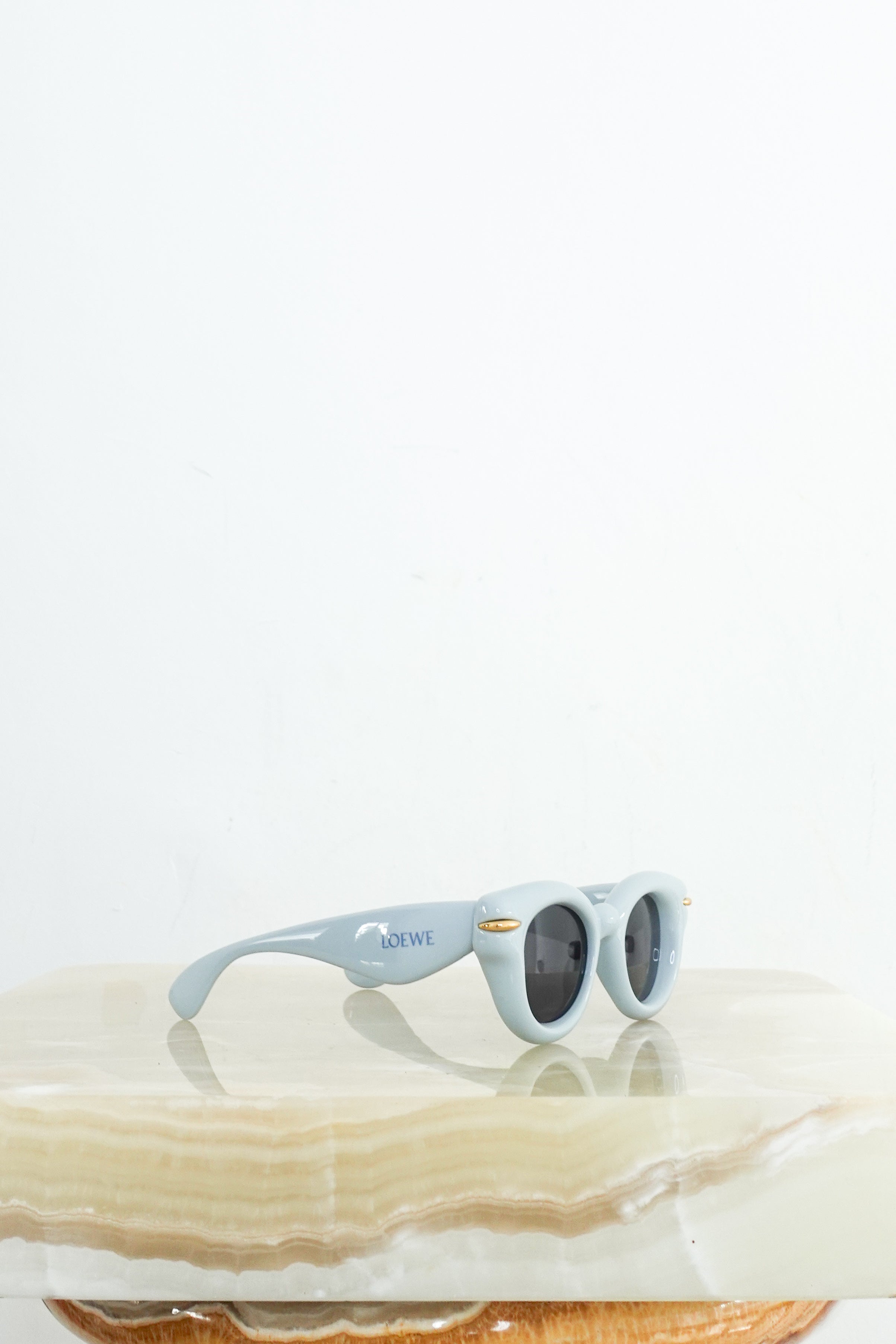 Inflated round sunglasses RRP £310