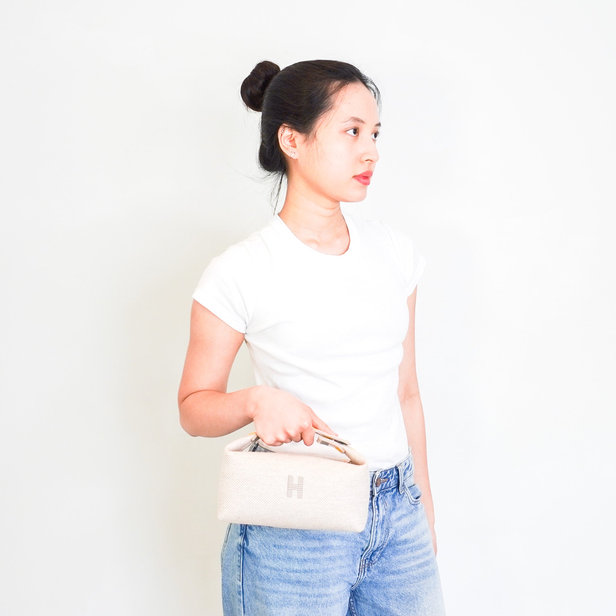 NEW Hermes Small Bride-a-Brac Bag in Beige RRP £710 | Authentic Preloved