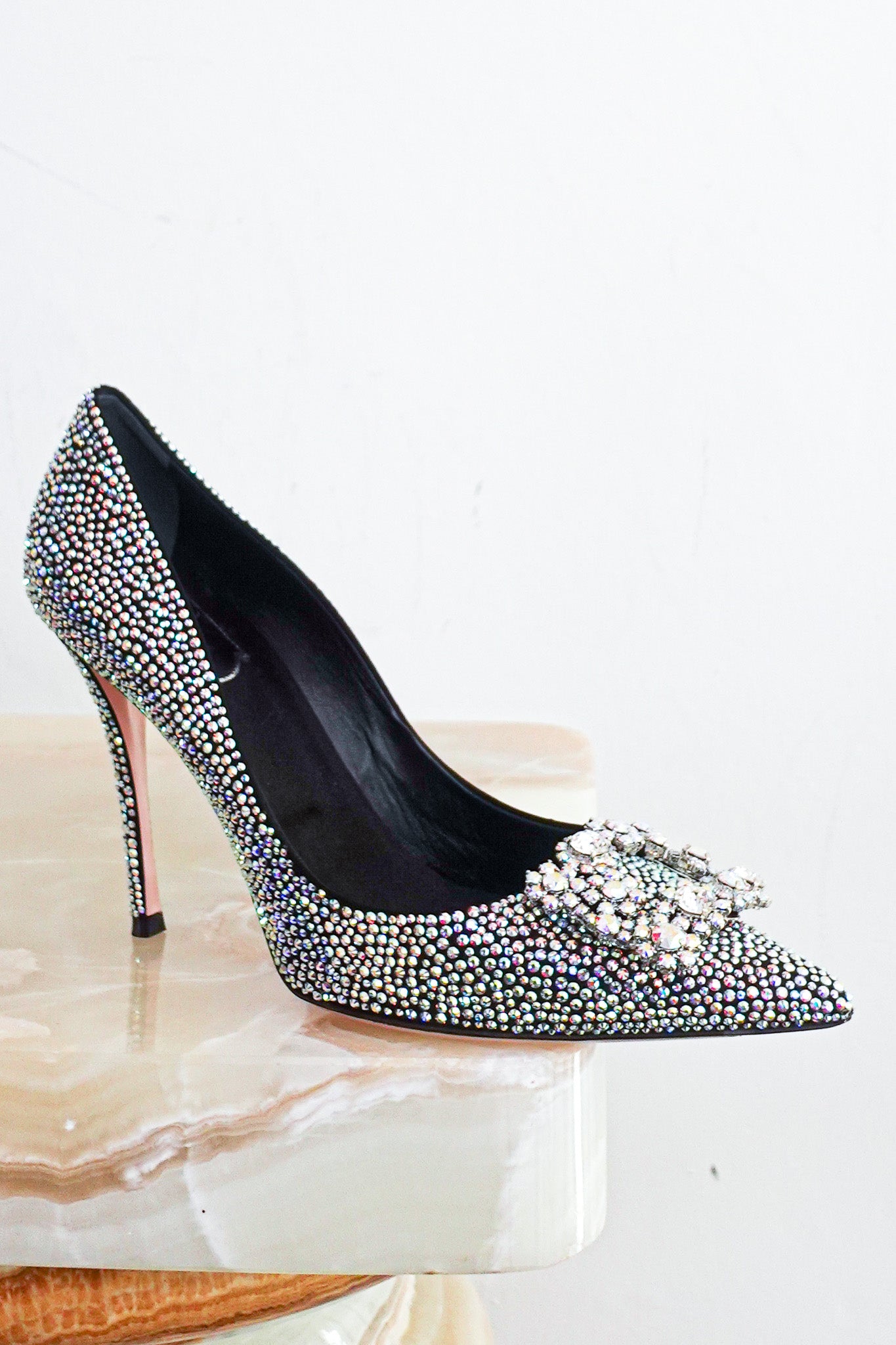 Crystal heels RRP £3.4k