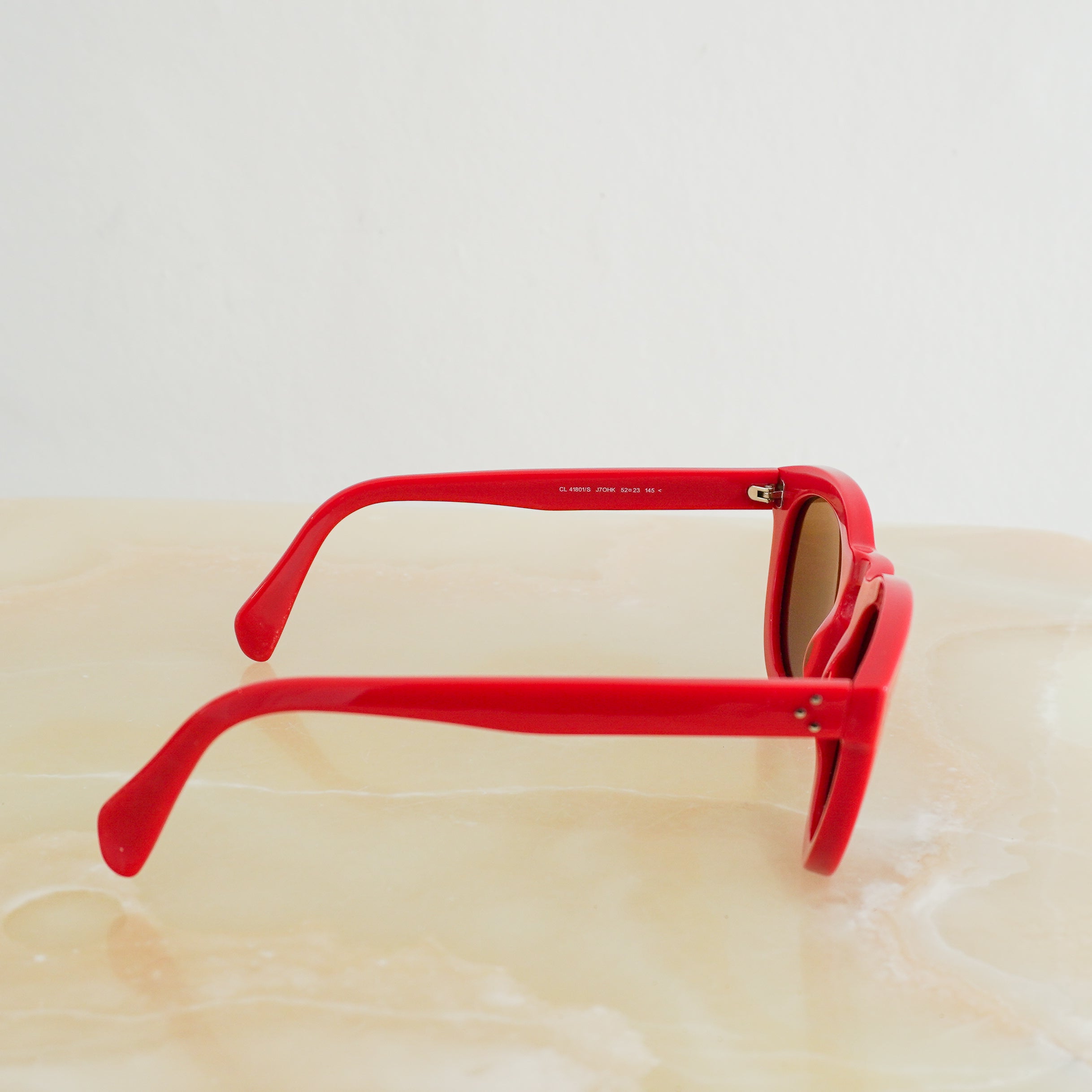 Celine Red Oversized Round Sunglasses CL41801/S J70HK (RRP £340) | Authentic Preloved FINAL SALE