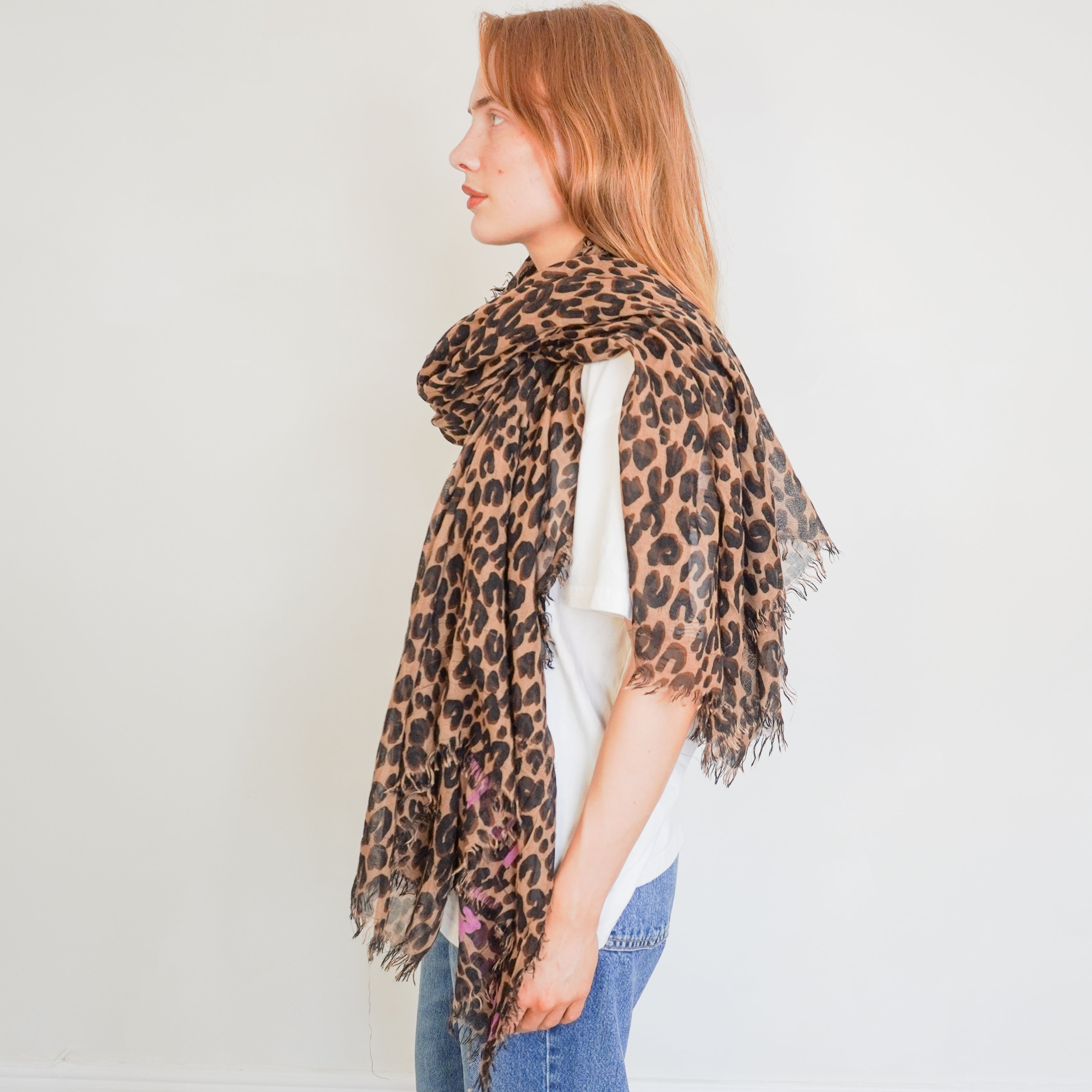 Louis Vuitton x Stephen Sprouse Leopard Print Scarf (RRP £475) | Authentic Preloved