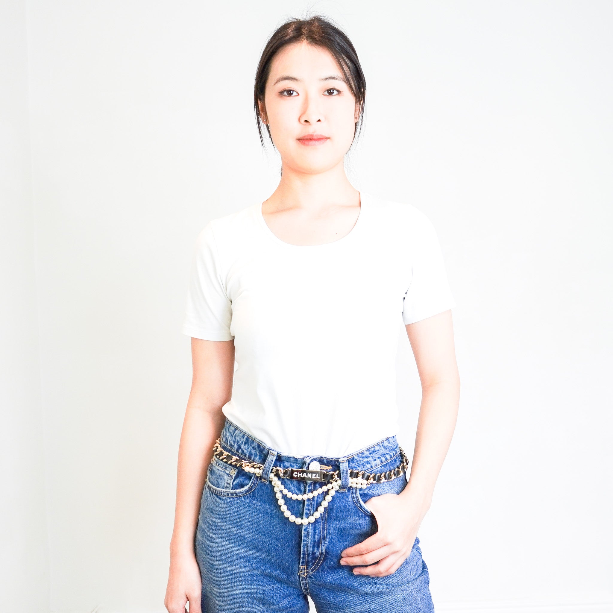 Chanel Leather Chain And Pearl Belt RRP £1990 | FINAL SALE Authentic Preloved