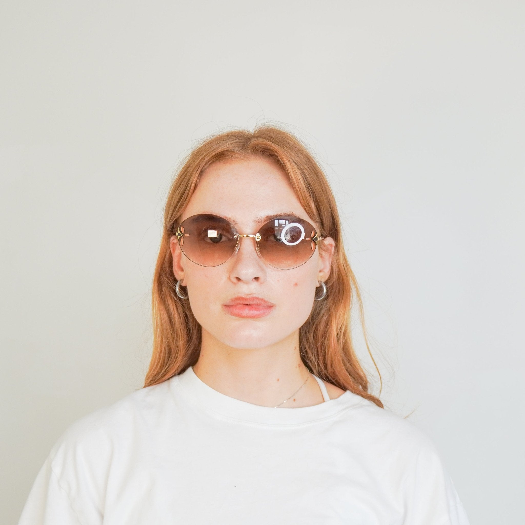 Louis Vuitton Gold Tone Aviator Sunglasses RRP £320 | Authentic Preloved FINAL SALE - Reloved Again