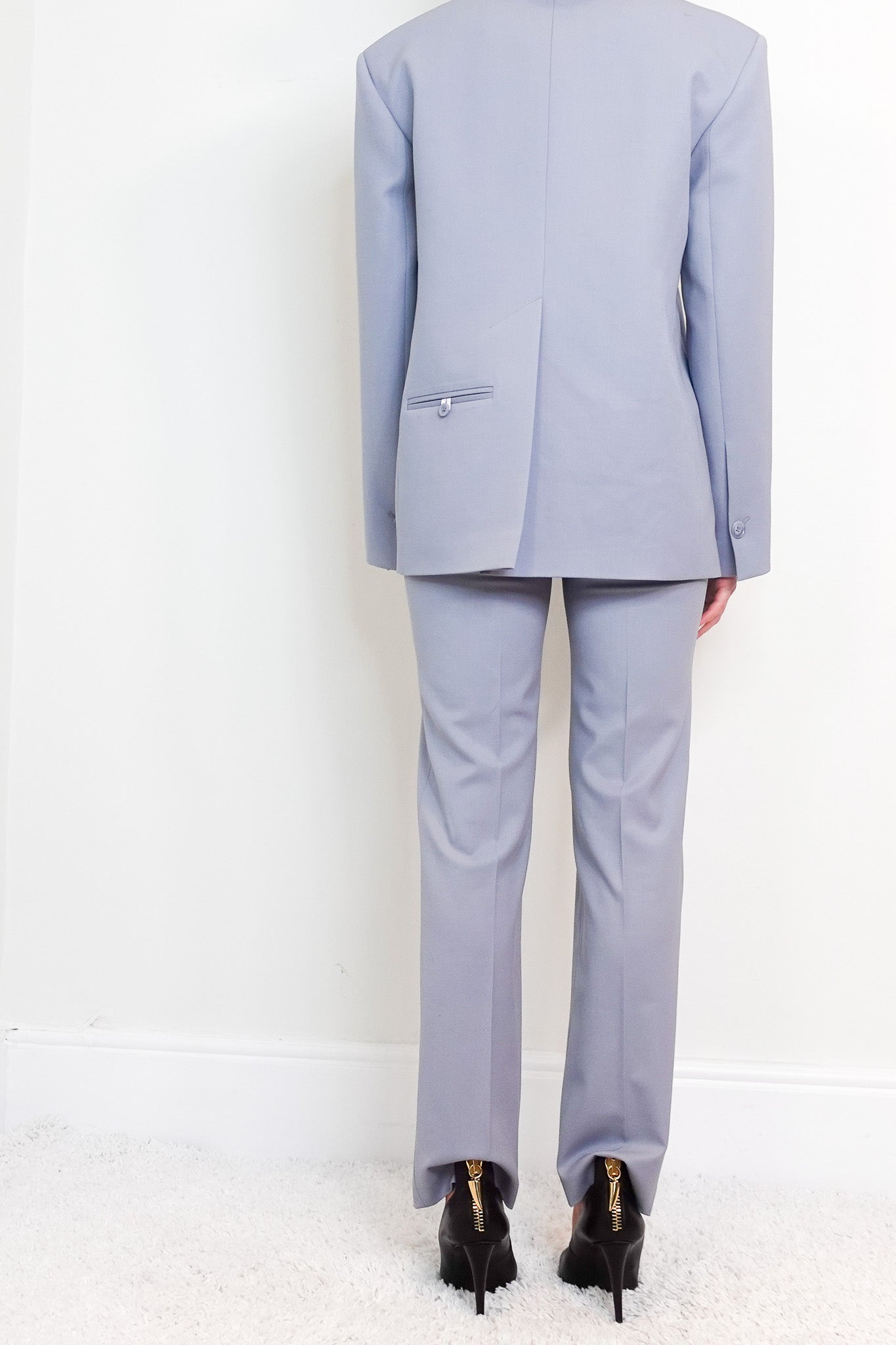 Blue wool suit RRP £700