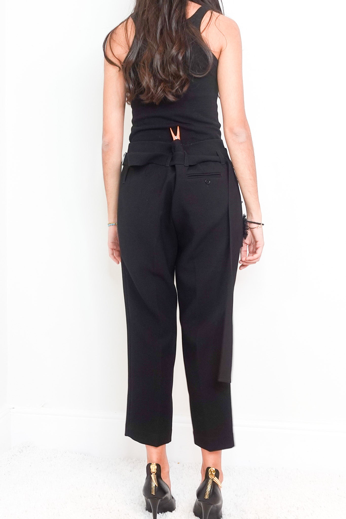 black skirt trousers RRP £250