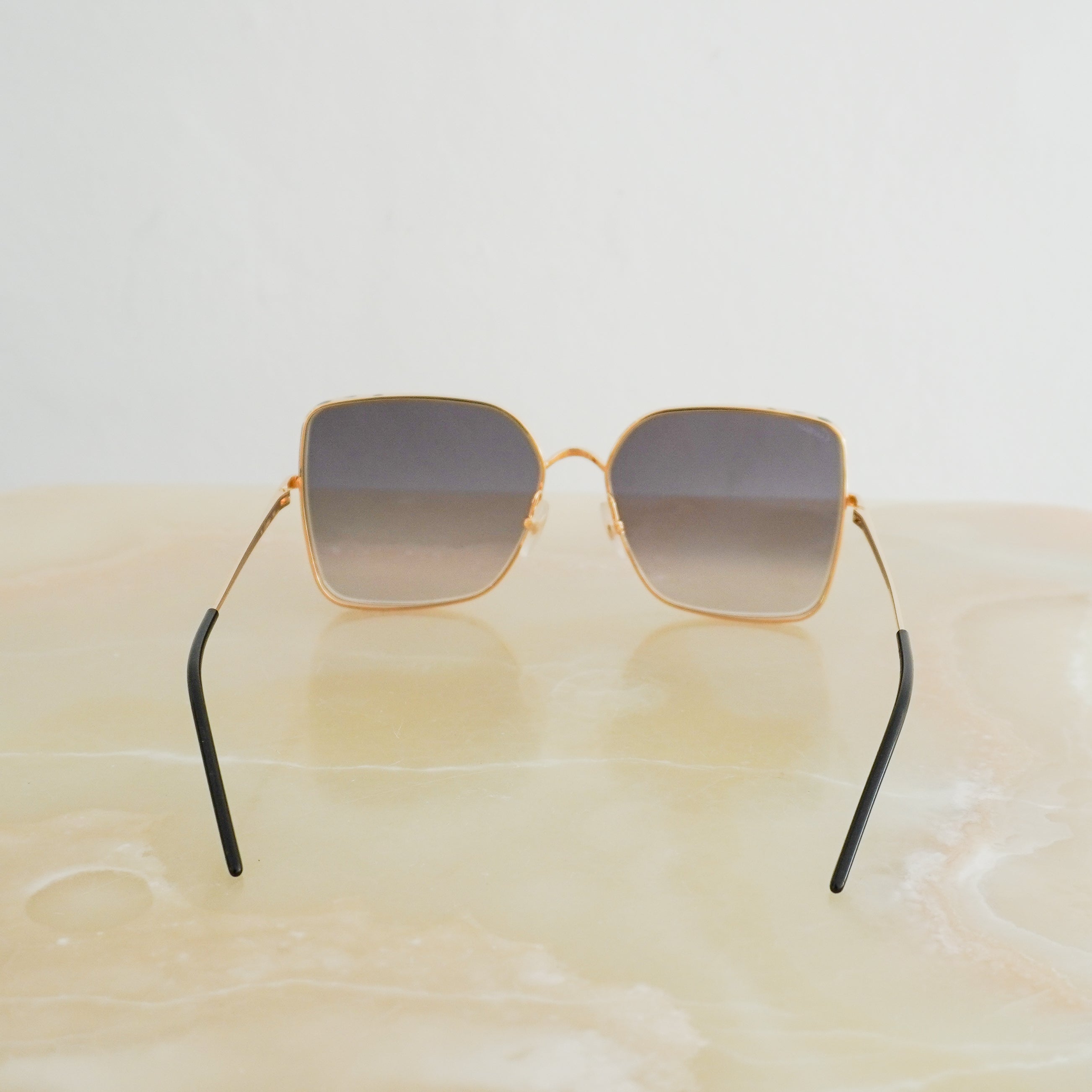 Cartier Panthère De Cartier Gold-Tone Square Sunglasses (RRP £865) | Authentic Preloved FINAL SALE