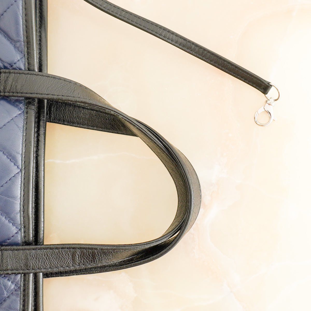 Chanel Gabrielle Maxi Hobo Bag in Quilted Navy Calfskin | Authentic Preloved