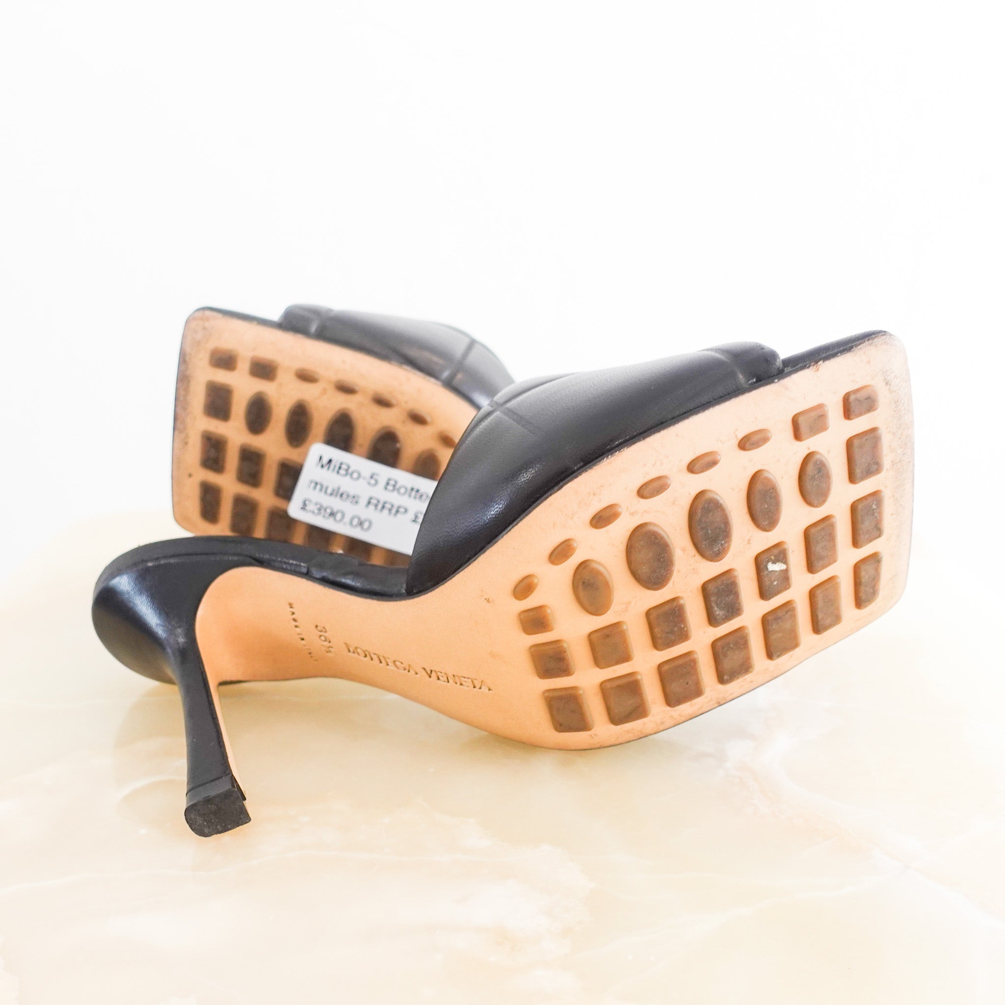 Padded mules RRP £1150