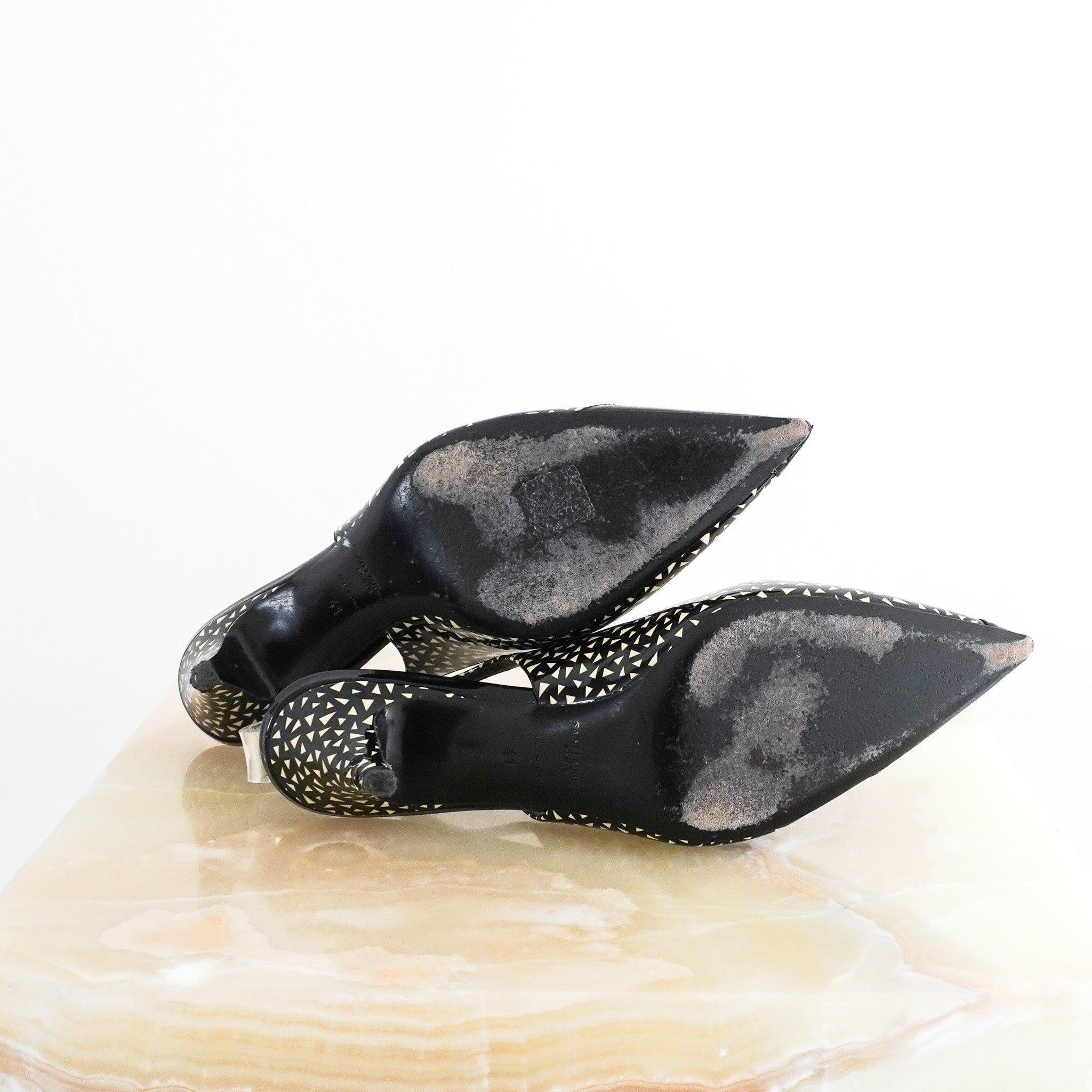 Saint Laurent Kitten Heel Slingbacks RRP £899 | Authentic Preloved