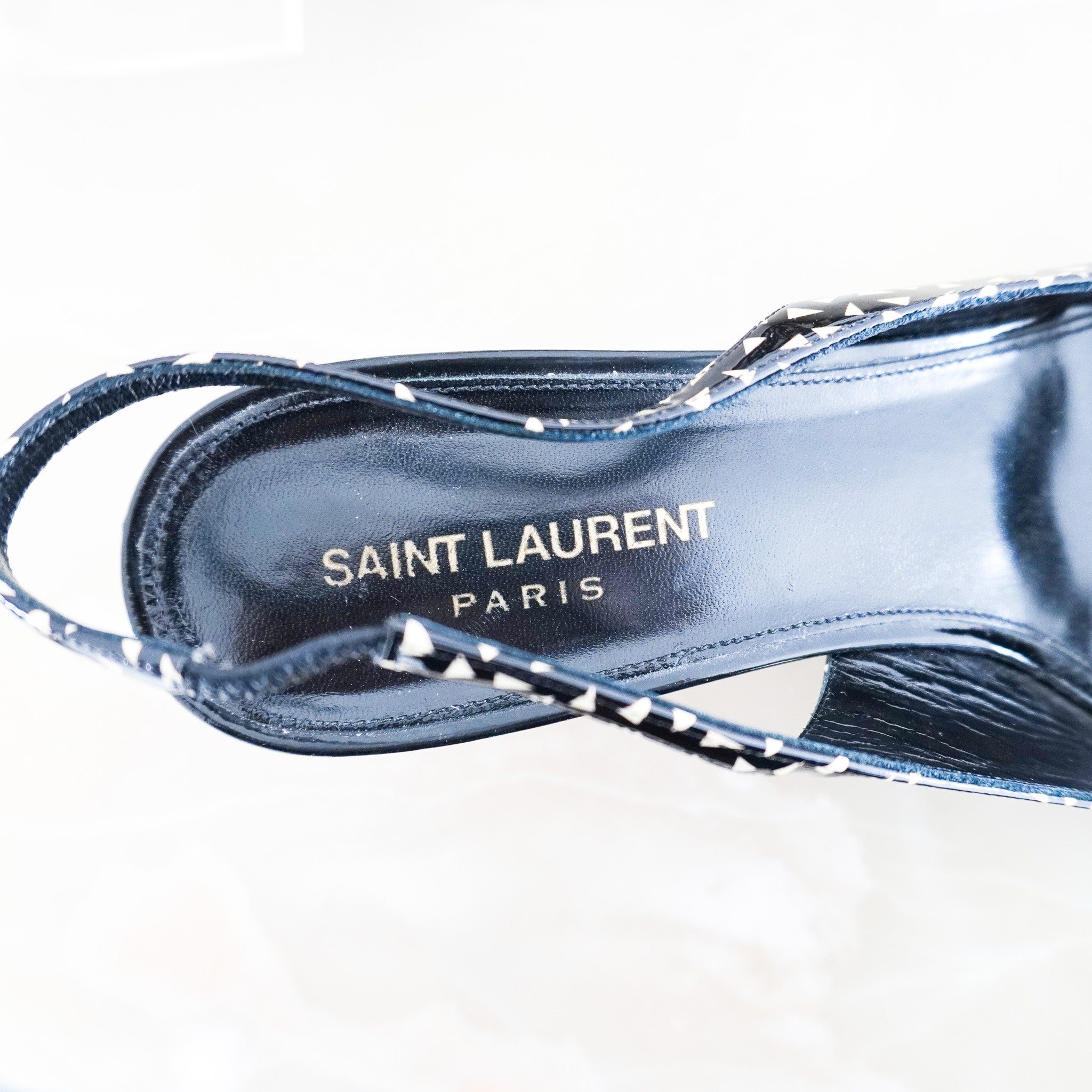 Saint Laurent Kitten Heel Slingbacks RRP £899 | Authentic Preloved