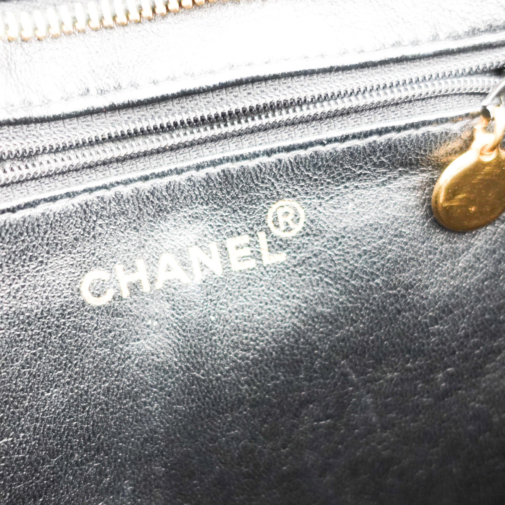 Chanel Vintage CC Black Patent Medallion Tote Bag RRP £3705 | Authentic Preloved - Reloved Again