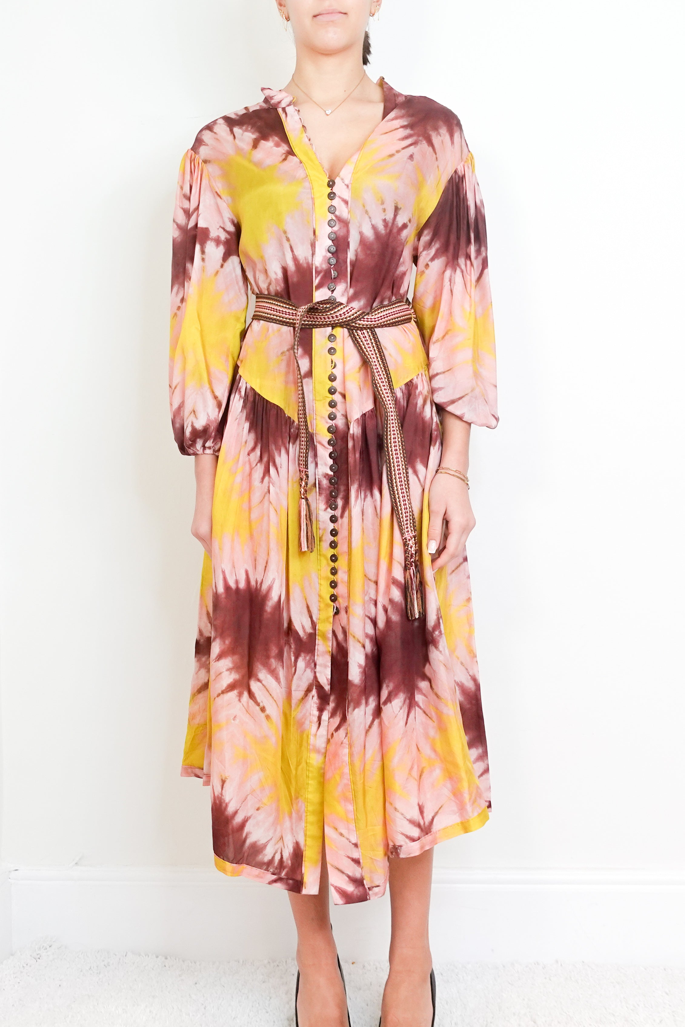 Silk Tie Dye Dress RRP £1k