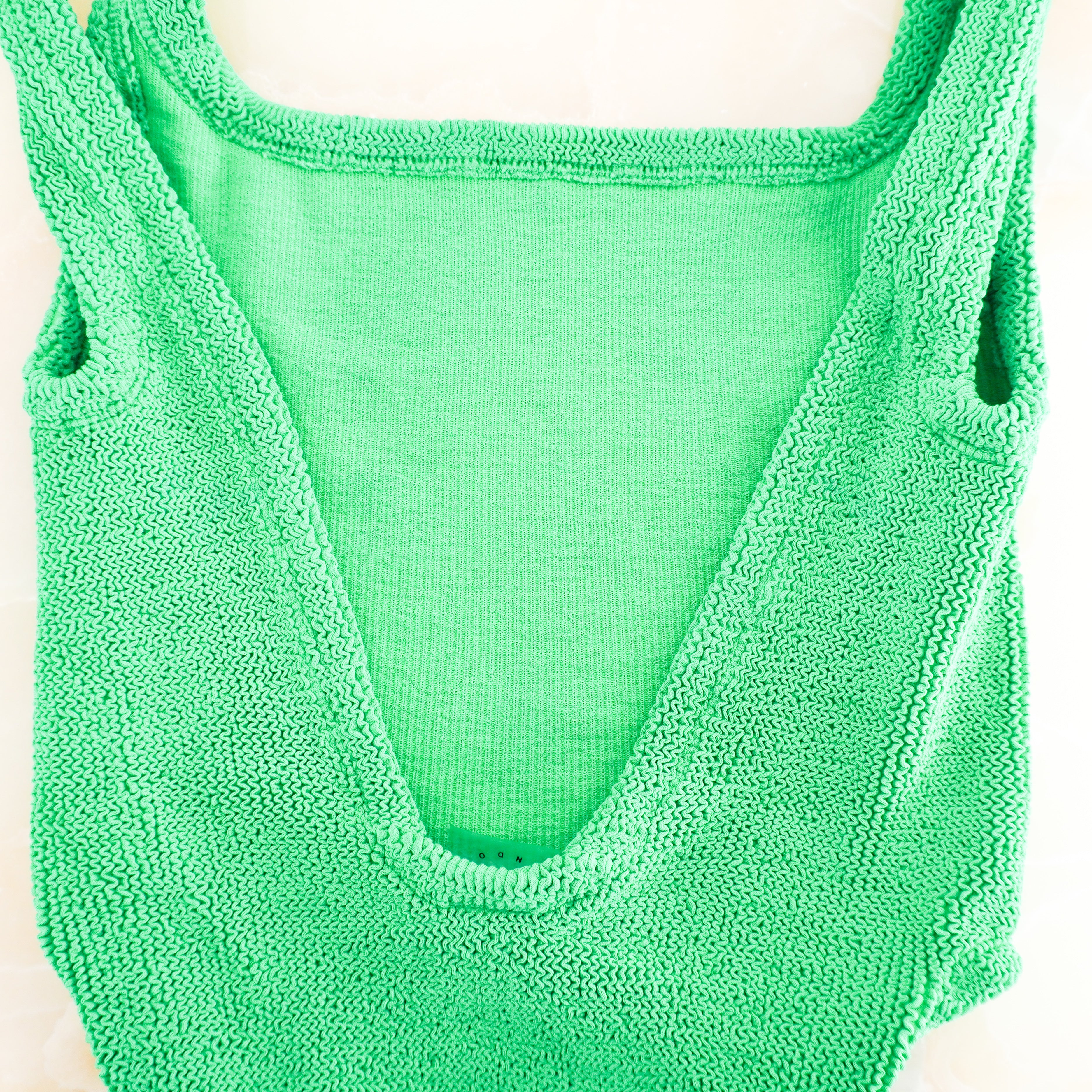 Hunza G Emerald Square Neck Swimsuit RRP £195 | Authentic Preloved FINAL SALE