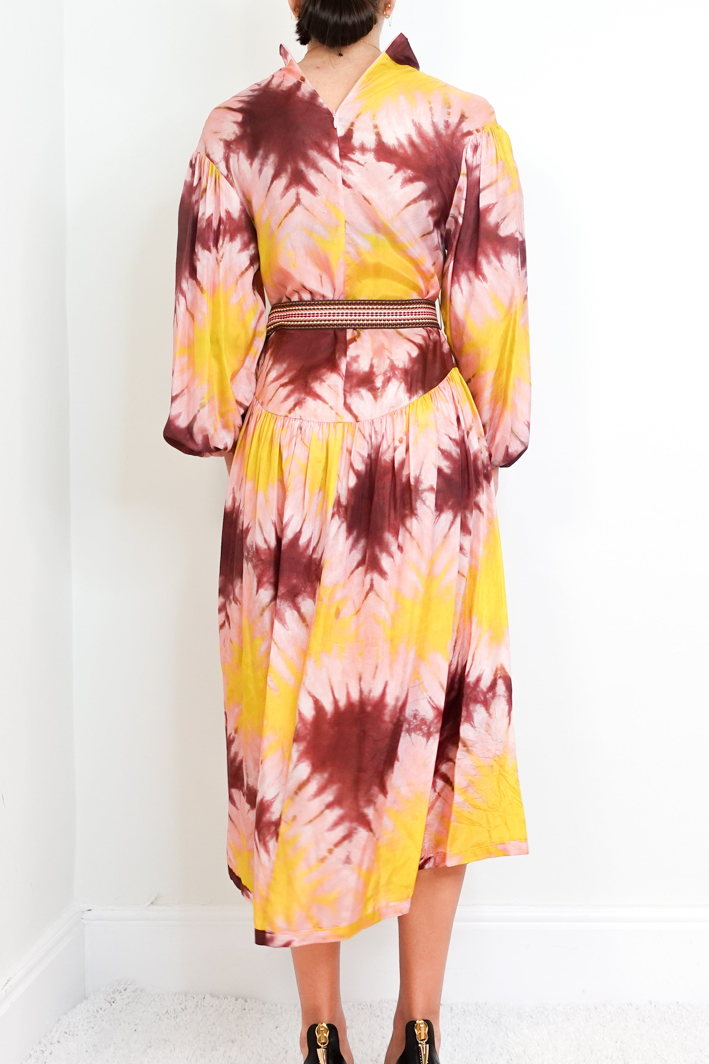 Silk Tie Dye Dress RRP £1k