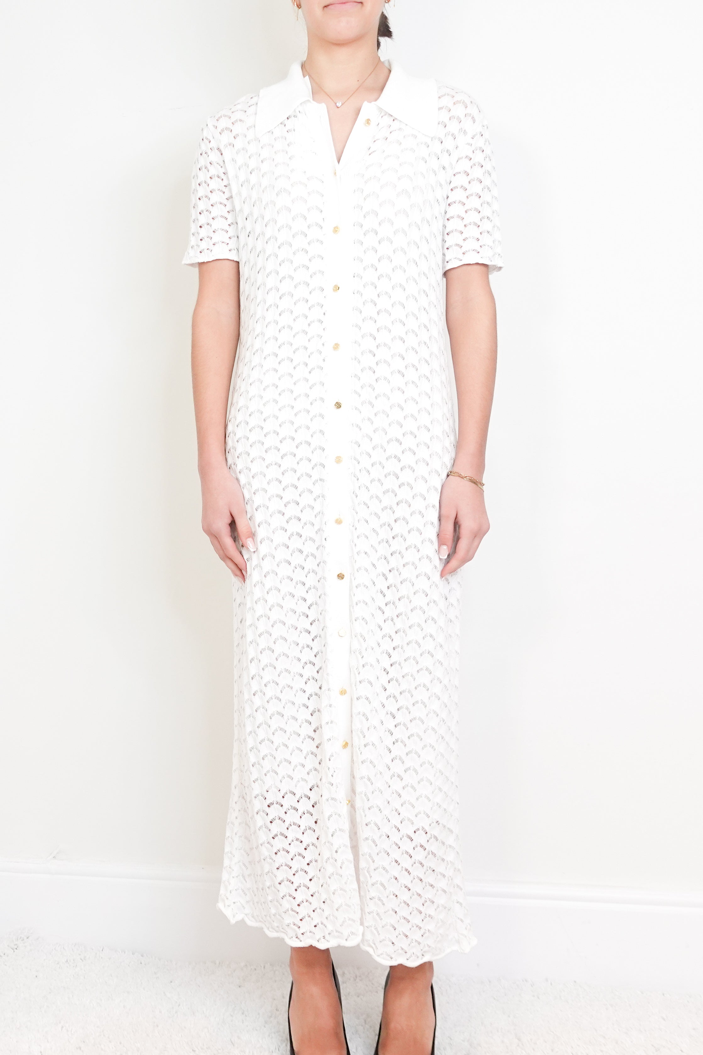 NEW White cotton dress RRP £225