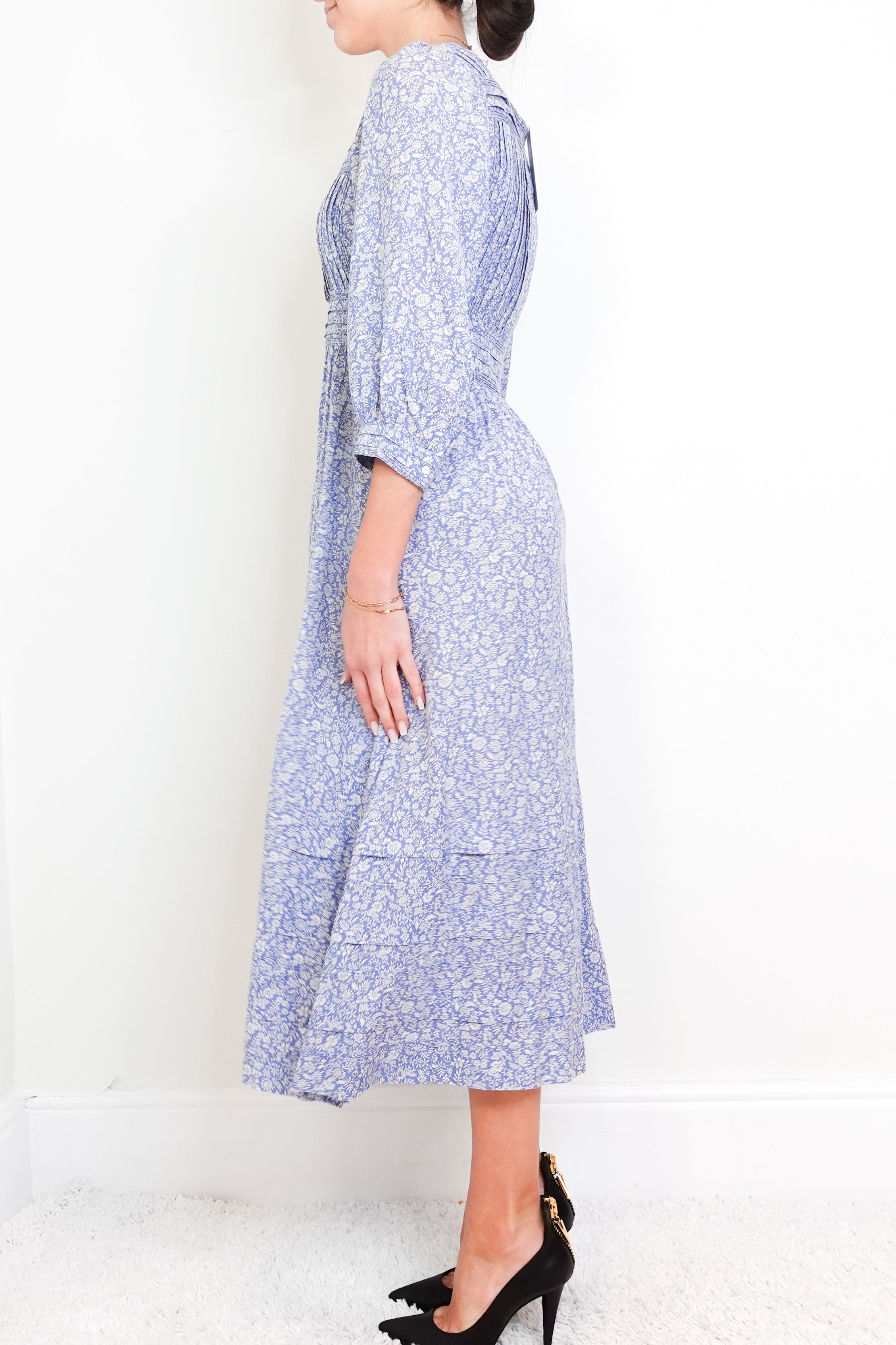 Blue Floral Dress RRP £350