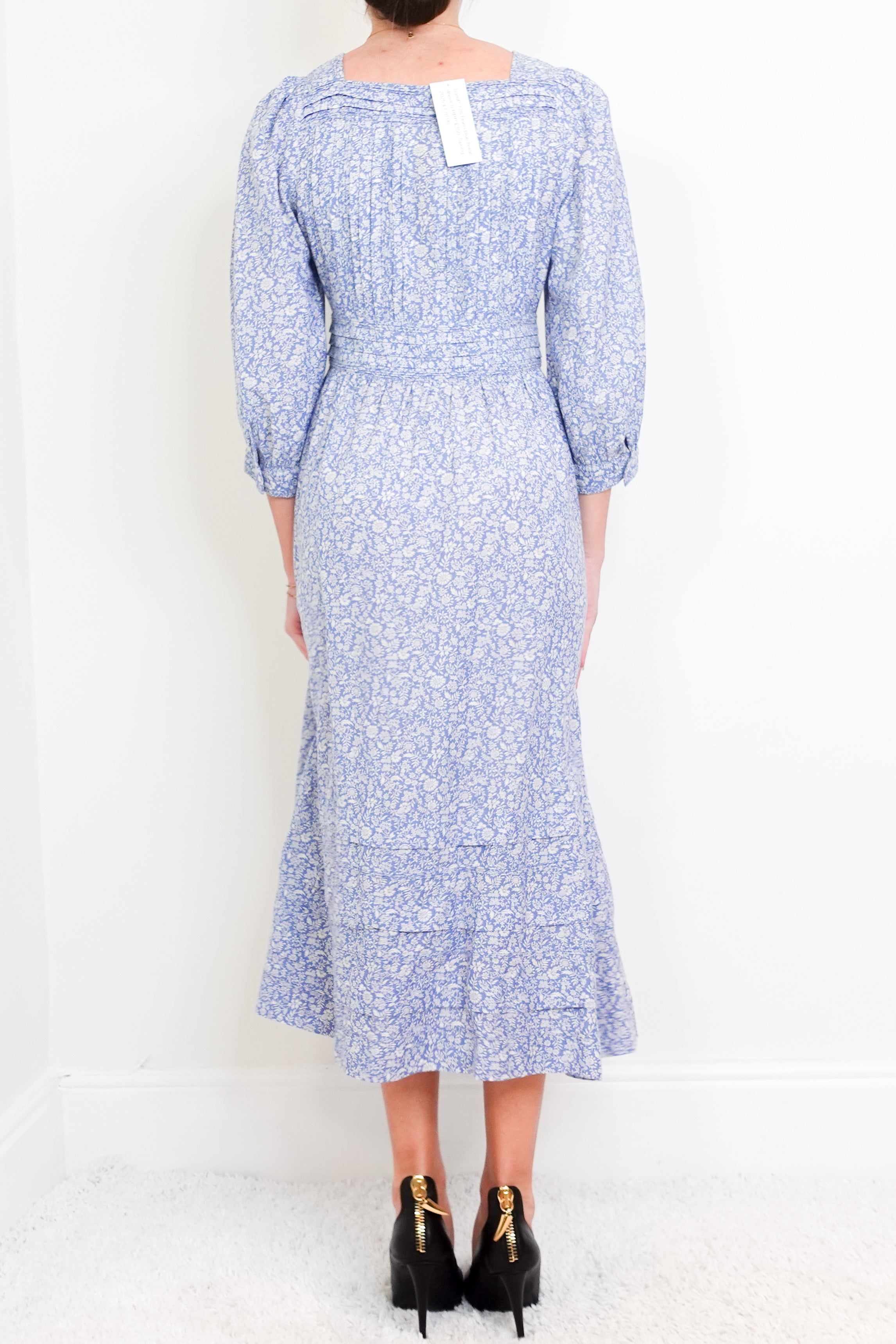 Blue Floral Dress RRP £350