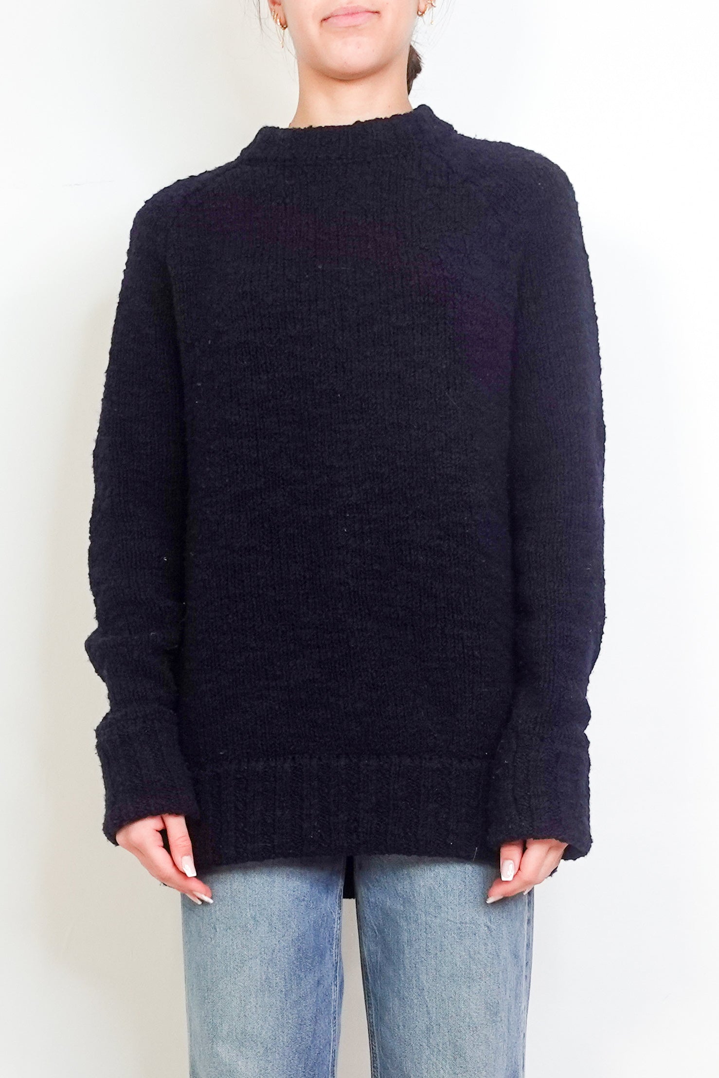 Navy jumper £350