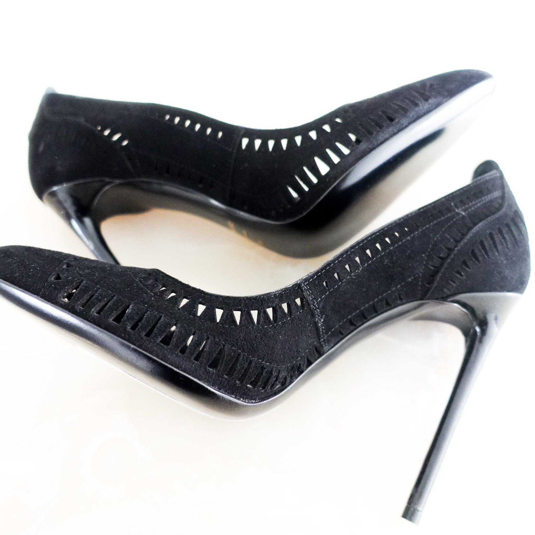 Tom Ford Black Suede Pump Heels RRP £700 | Authentic Preloved - Reloved Again