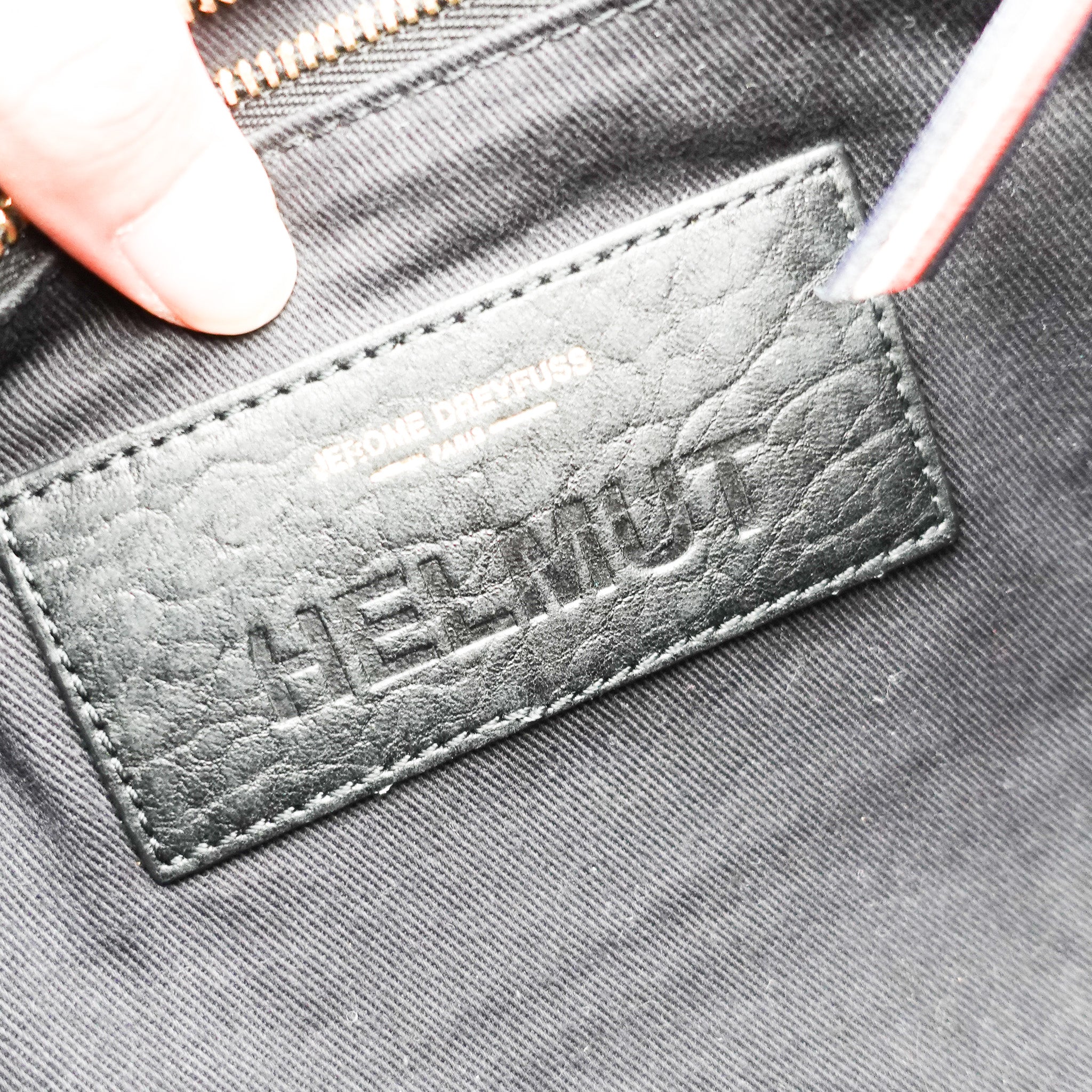 Jerome Dreyfuss Black Crossbody Leather Bag RRP £2615 | Authentic Preloved - Reloved Again