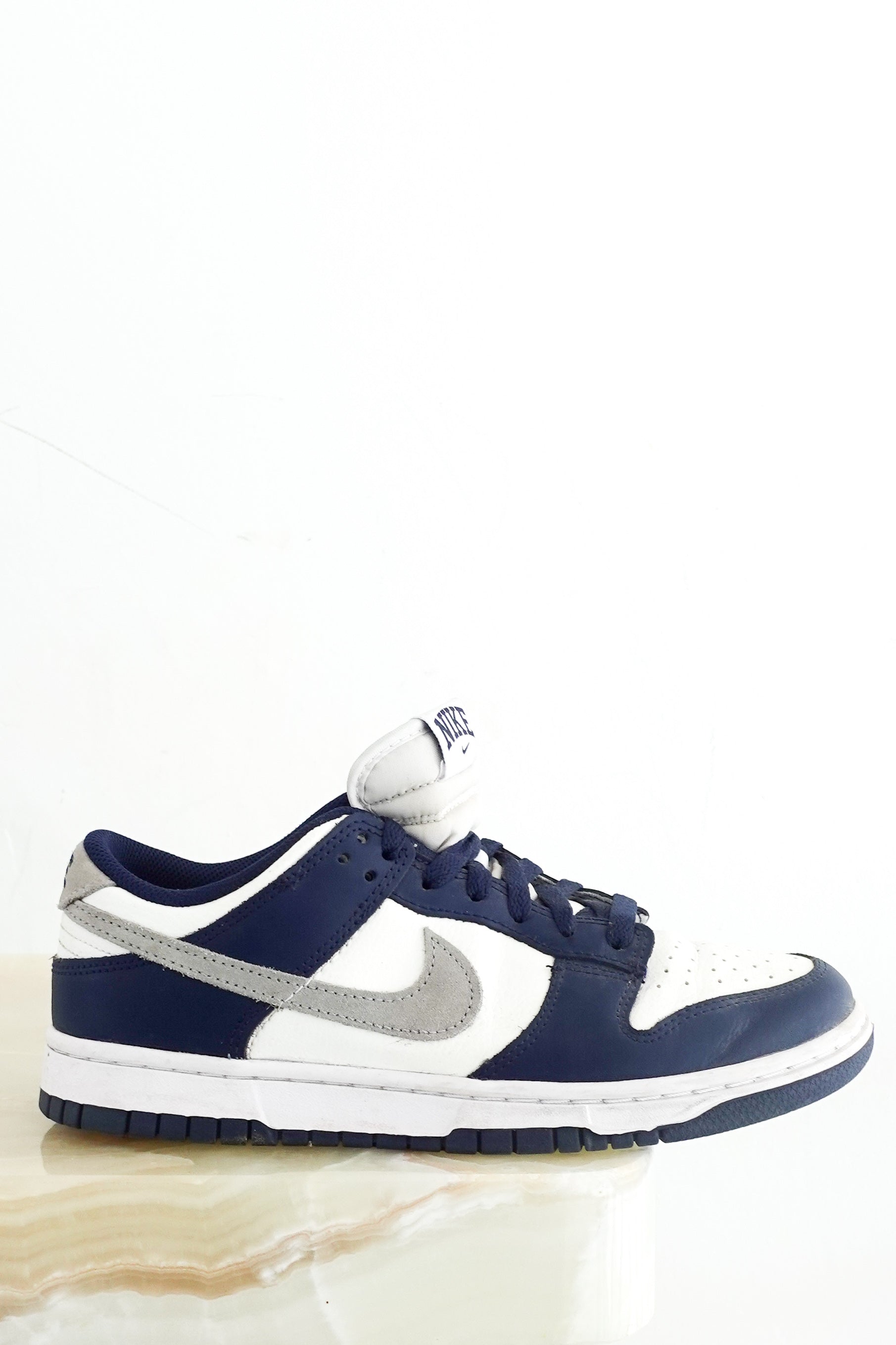 Navy and white dunks RRP £150