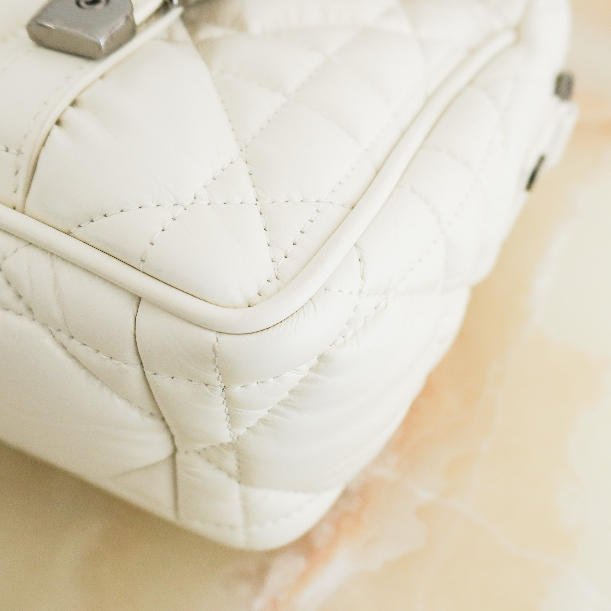 Christian Dior Small Diorcamp Messenger Bag Latte Macrocannage RRP £2500 | Authentic Preloved