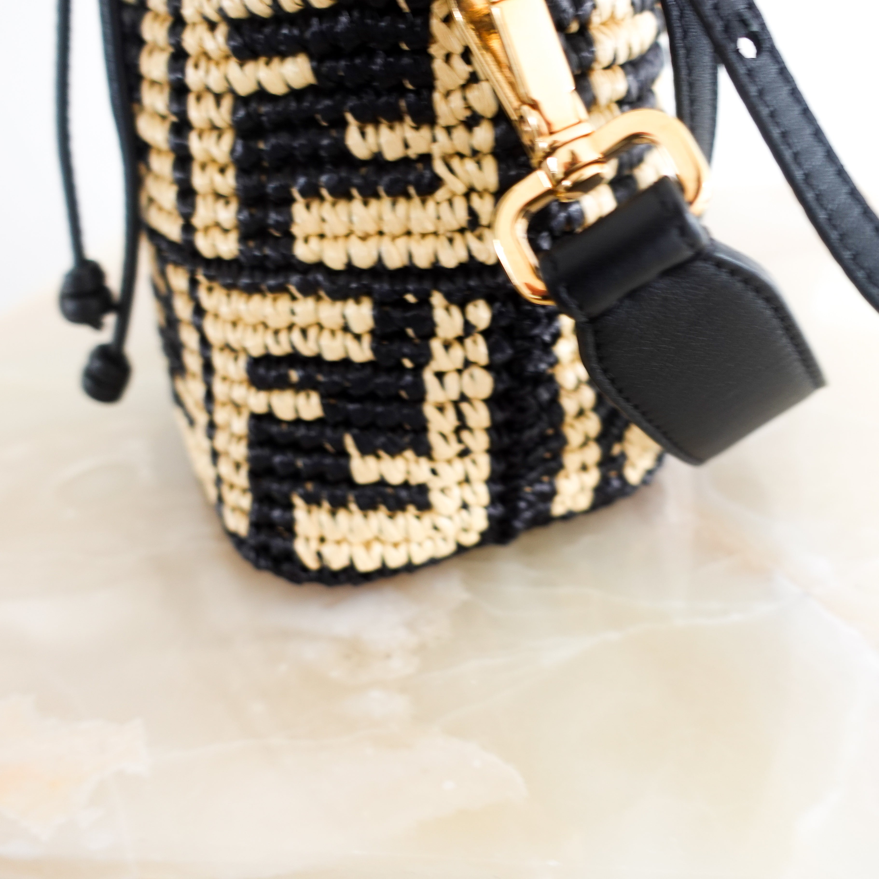 Raffia Bucket Bag RRP £1.4K