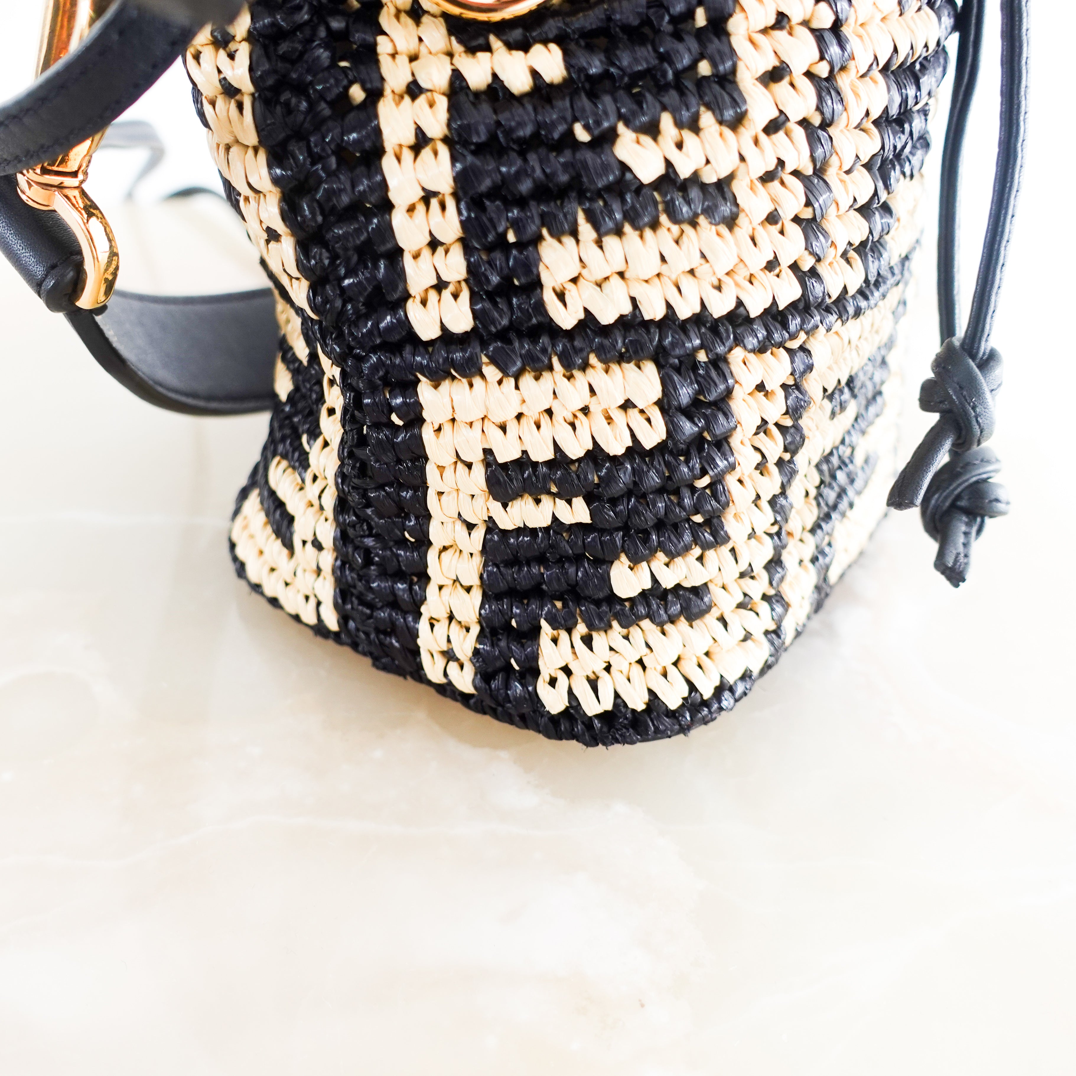 Raffia Bucket Bag RRP £1.4K