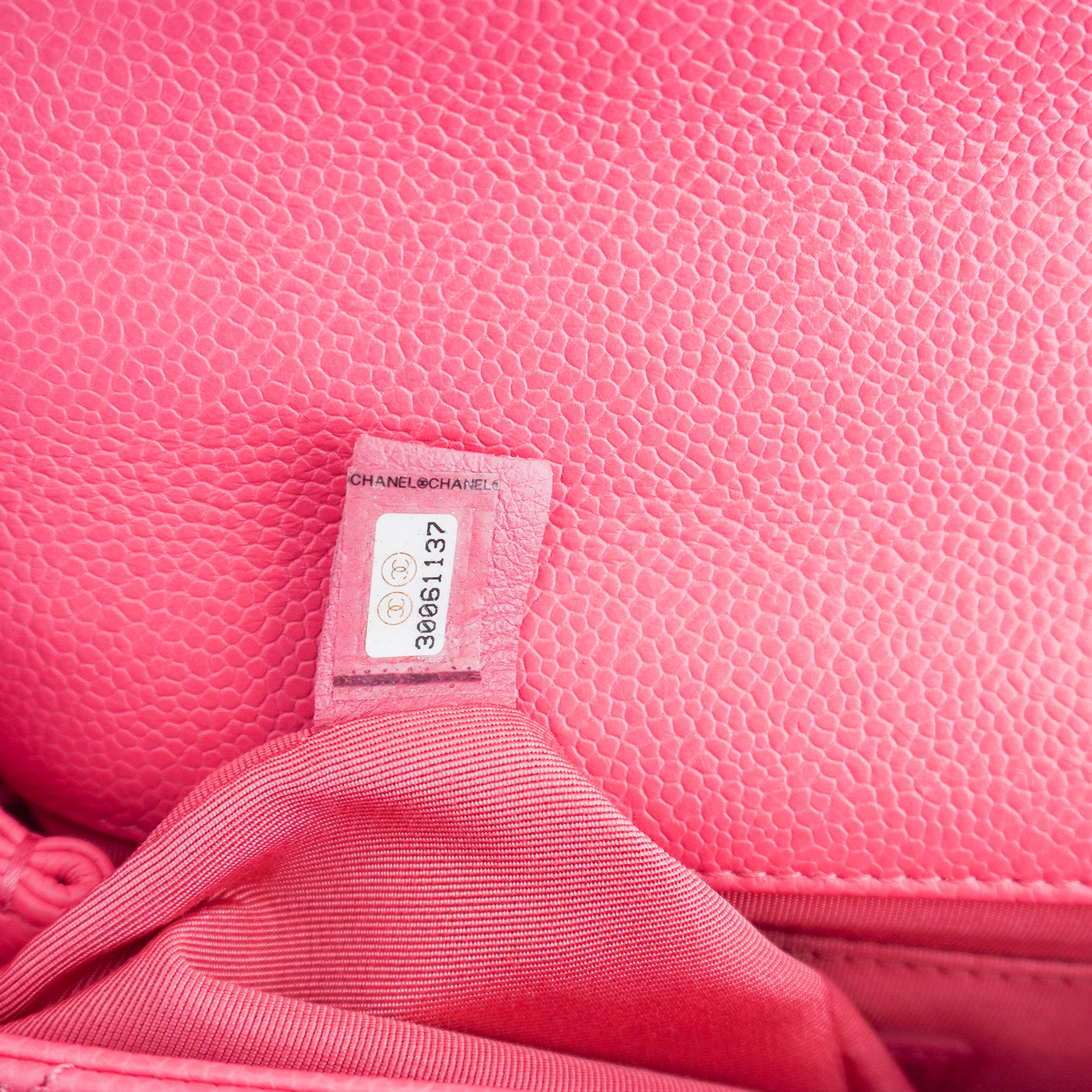 Chanel Caviar Quilted Incognito Mini Square Flap Pink | Authentic Preloved
