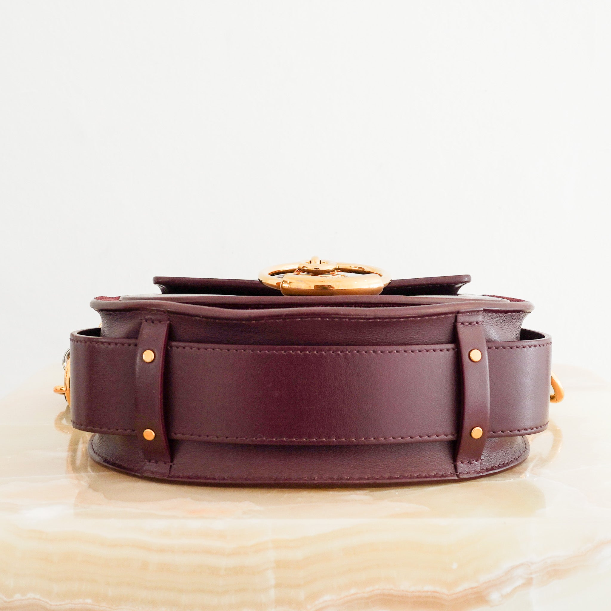 Chloe Tess Bag in Burgundy (RRP £1,020) | Authentic Preloved