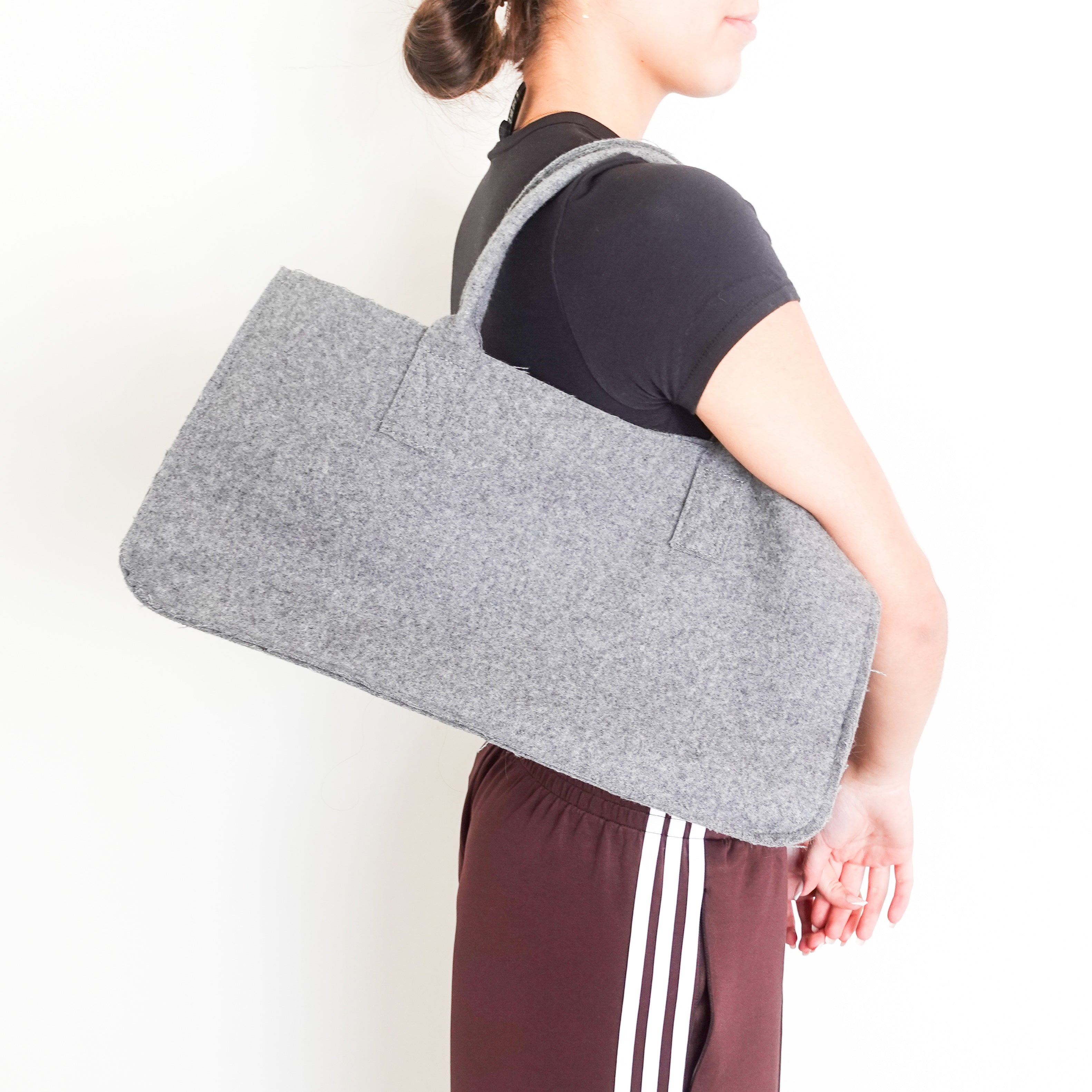 Grey Felt bag RRP £350 (final sale)