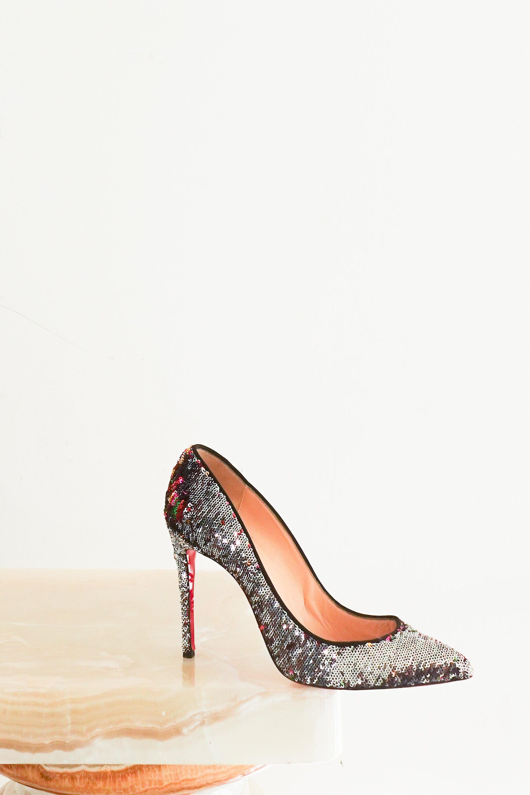 Sequin Heels RRP £1000