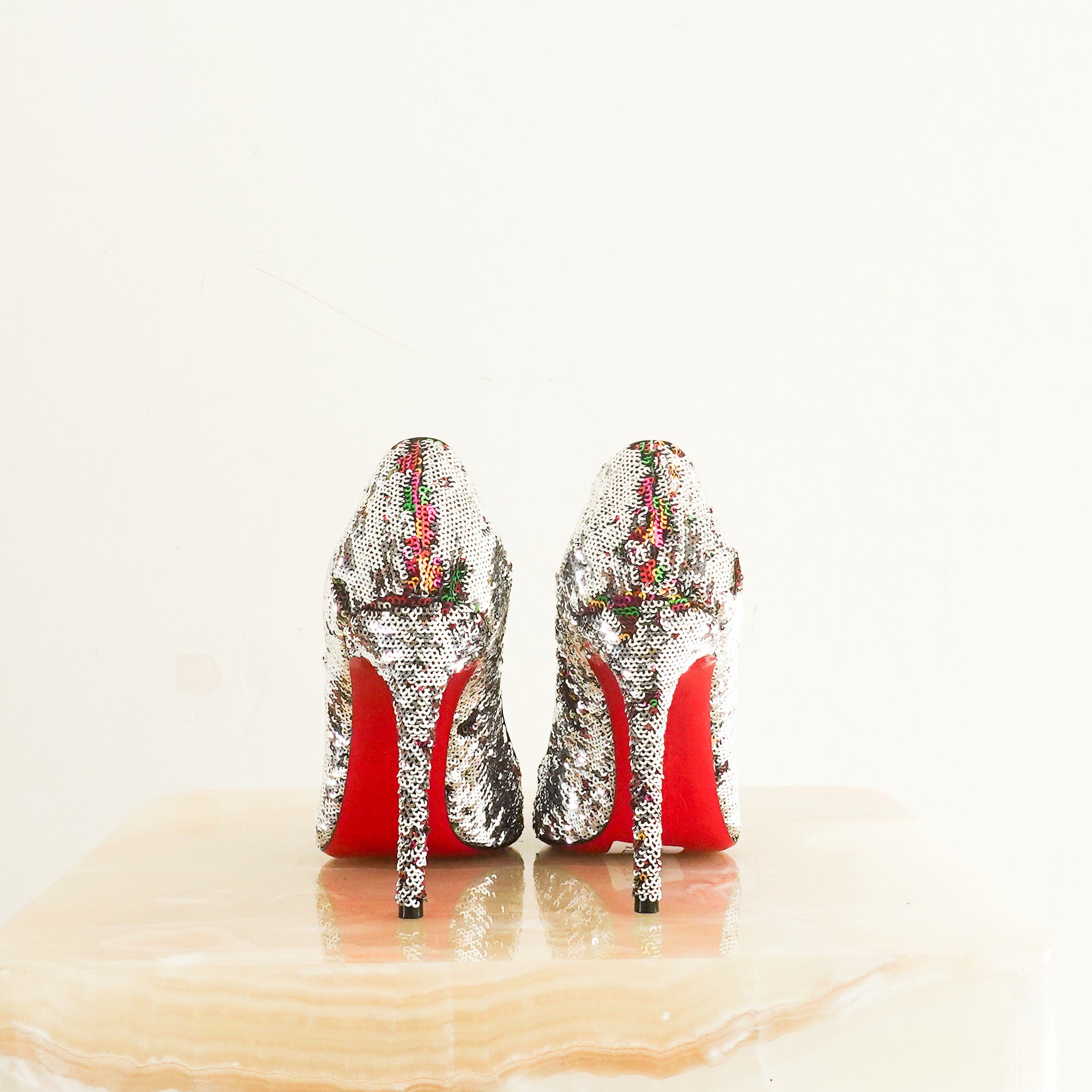 Sequin Heels RRP £1000