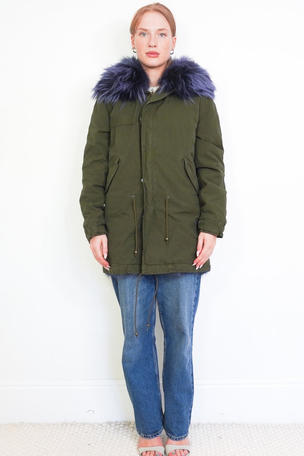 Mr & Mrs Italy Green Parka (RRP £1599) | Authentic Preloved