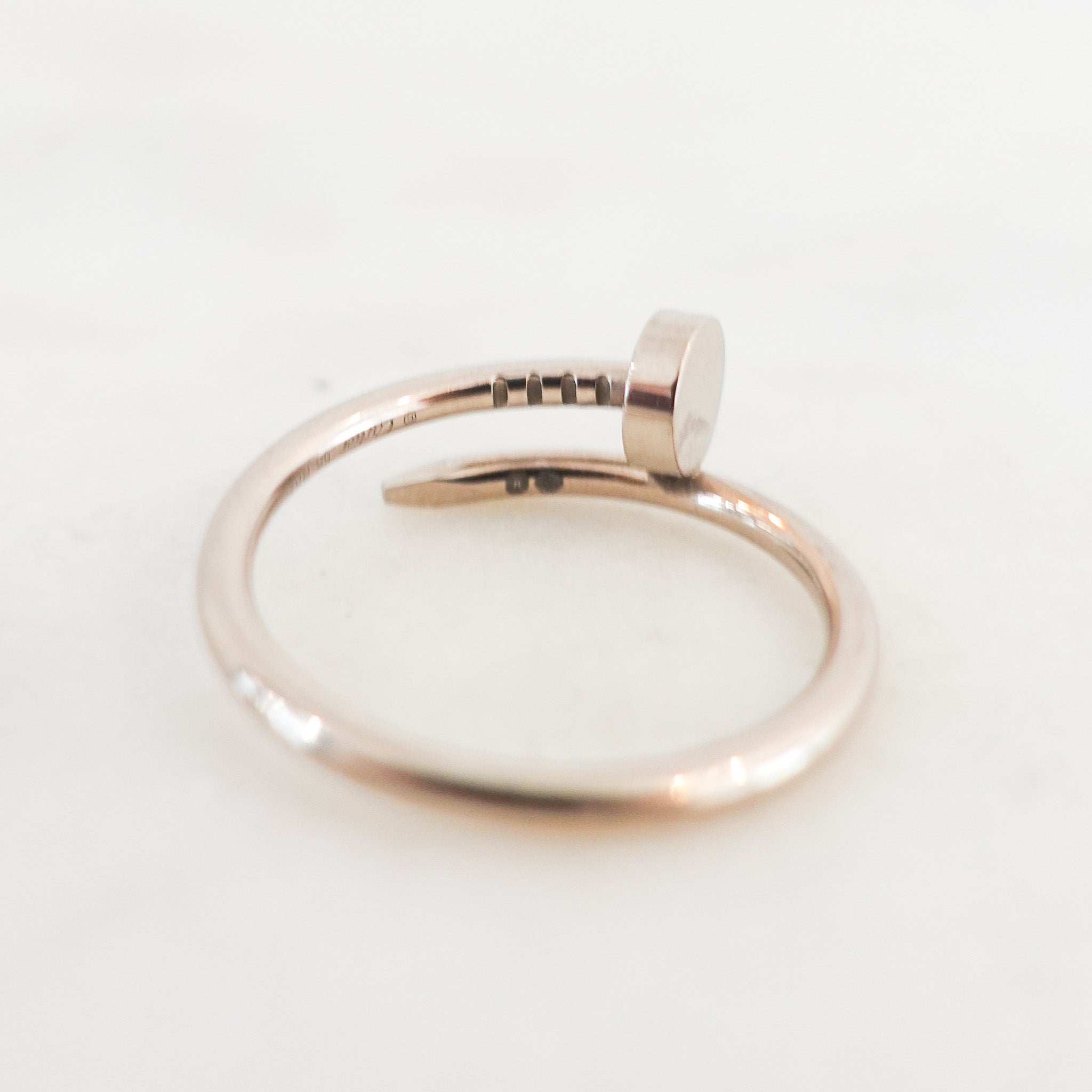 Juste Un Clou White Gold Ring Small model-RRP £1350