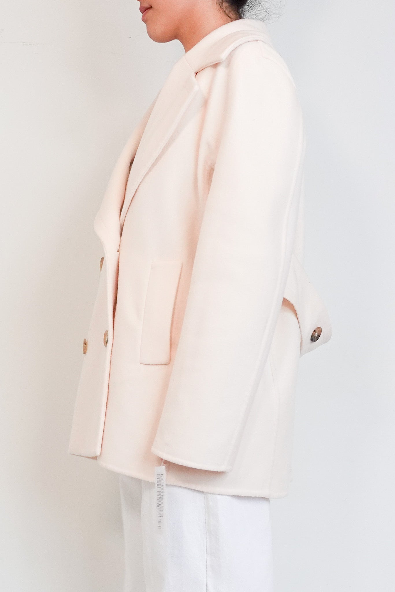 Cream Reefer Jacket RRP £1k