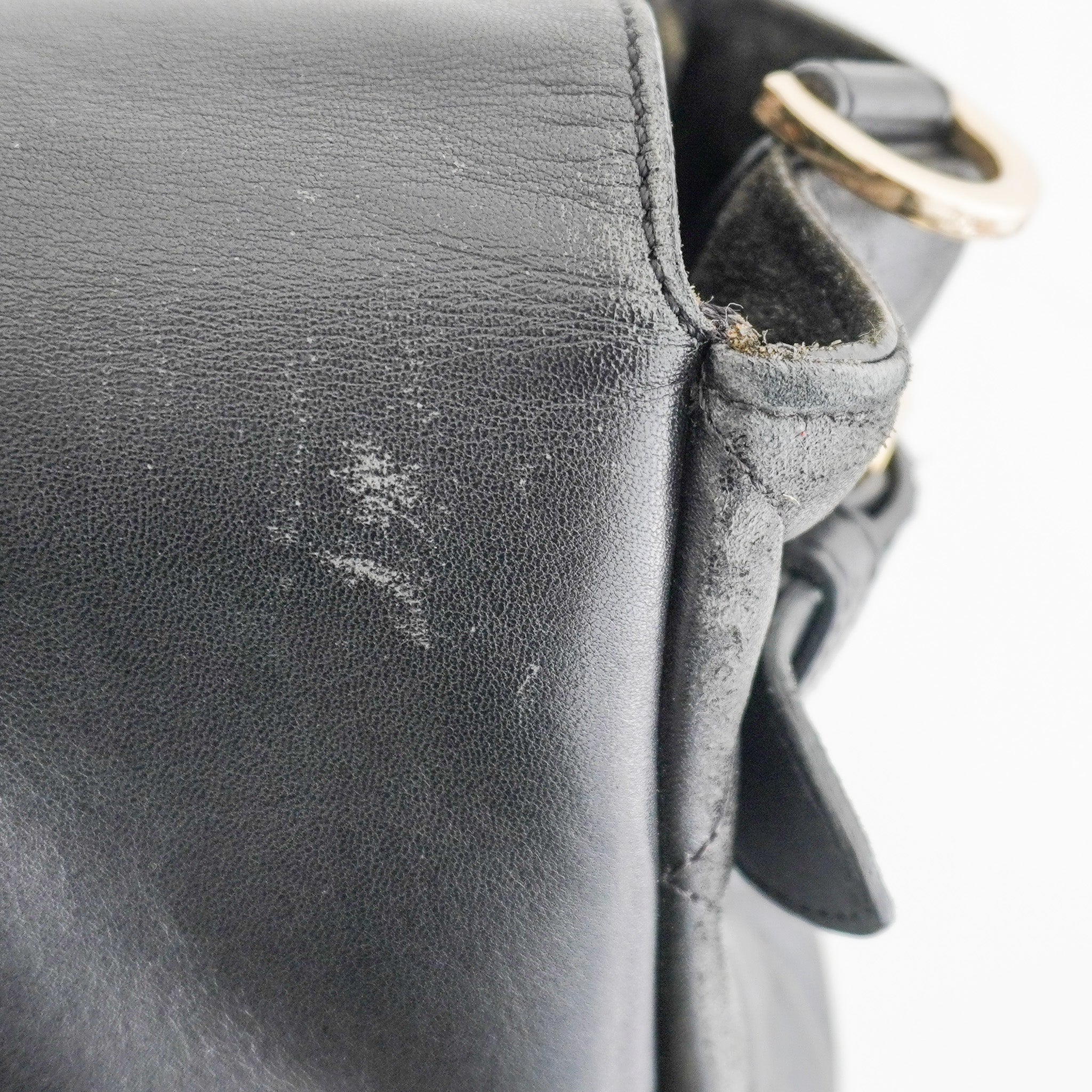 Mulberry Black Cara Delevigne Quilted Leather Backpack (RRP £695) | Authentic Preloved