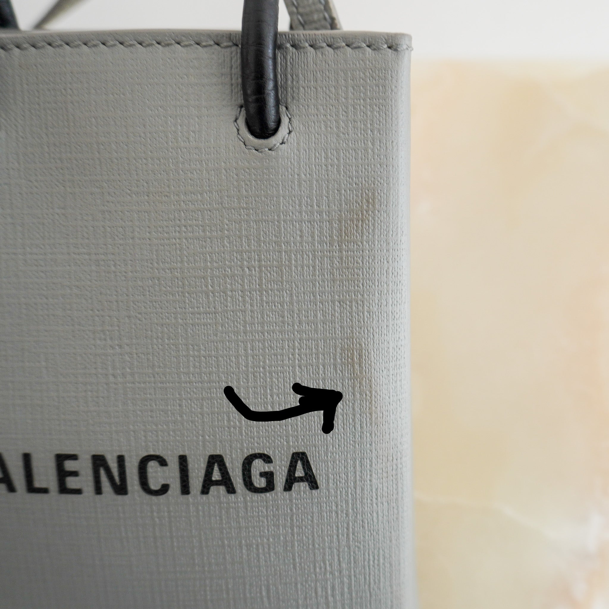 Balenciaga Shopping Phone Holder Bag (RRP £770) | Authentic Preloved