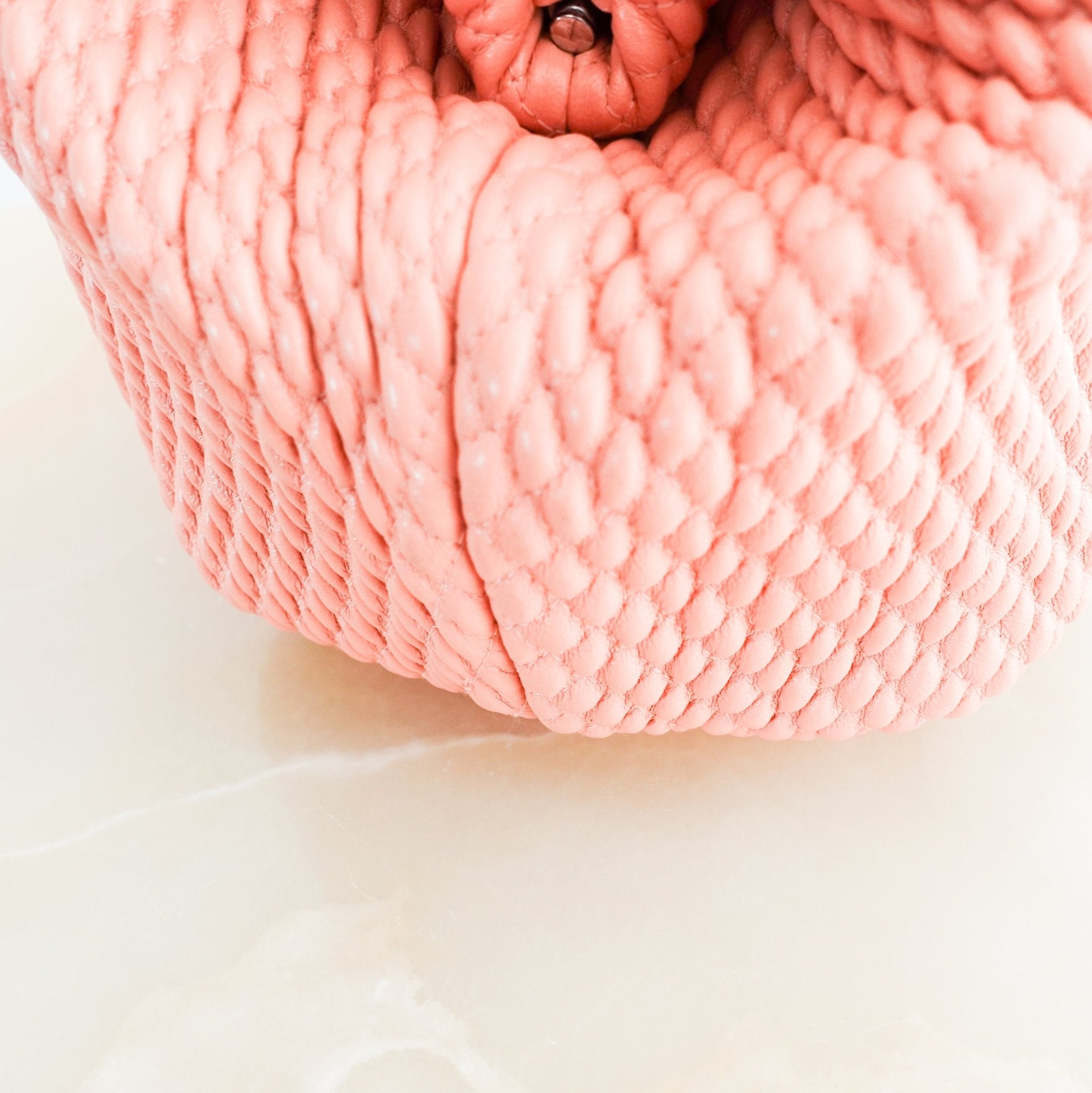 Bottega Veneta Peachy Quilted Leather Medium Point Shoulder Bag RRP £1.4K - Final Sale | Authentic and Preloved - Reloved Again