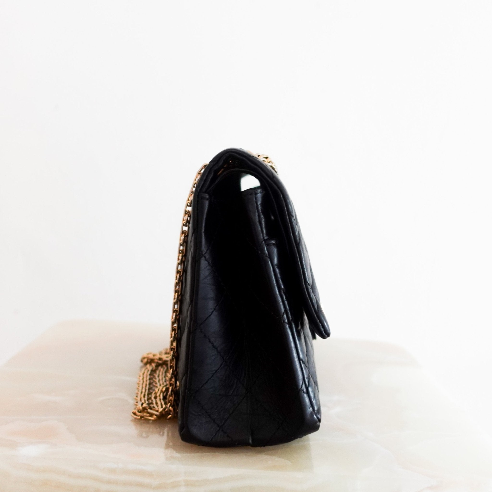 Chanel 2.55 Double Flap Black Handbag RRP £8,850 | Authentic Preloved [final sale] - Reloved Again