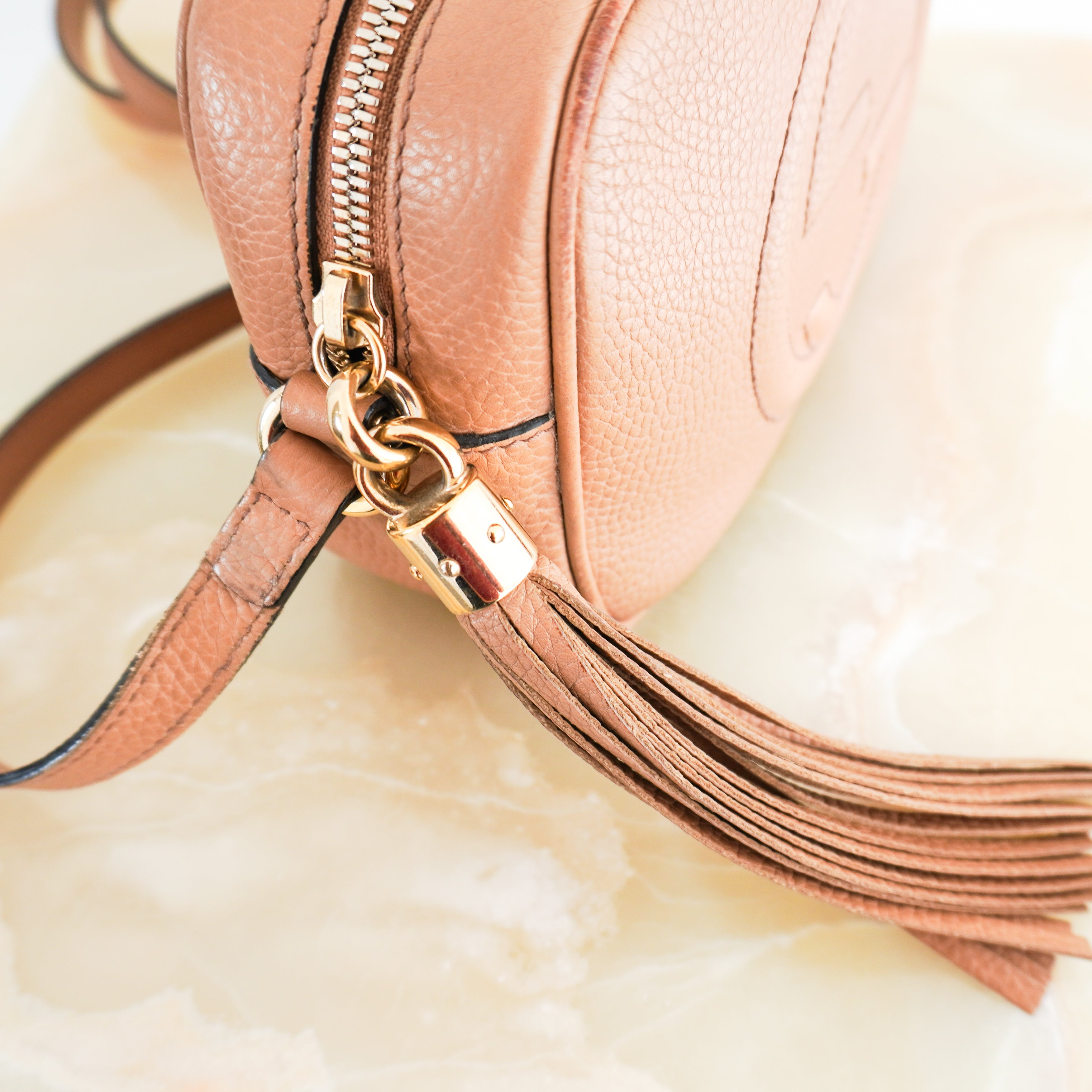 Gucci GG Beige Disco Bag RRP £1200  | Authentic Preloved