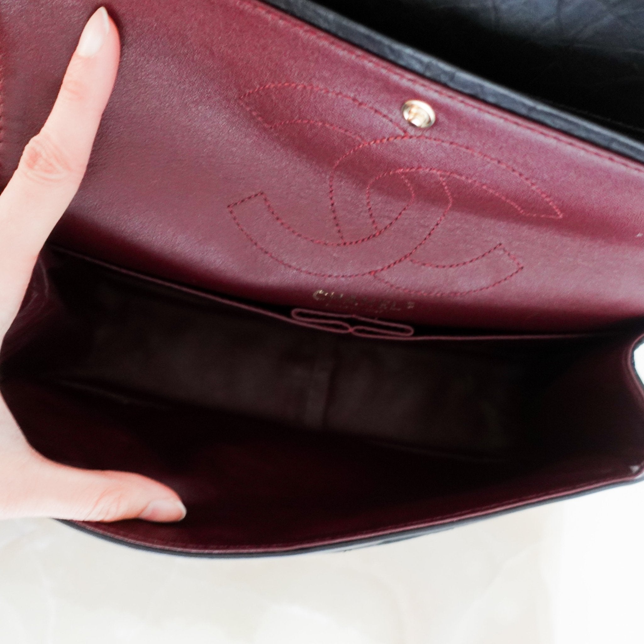 Chanel 2.55 Double Flap Black Handbag RRP £8,850 | Authentic Preloved [final sale] - Reloved Again