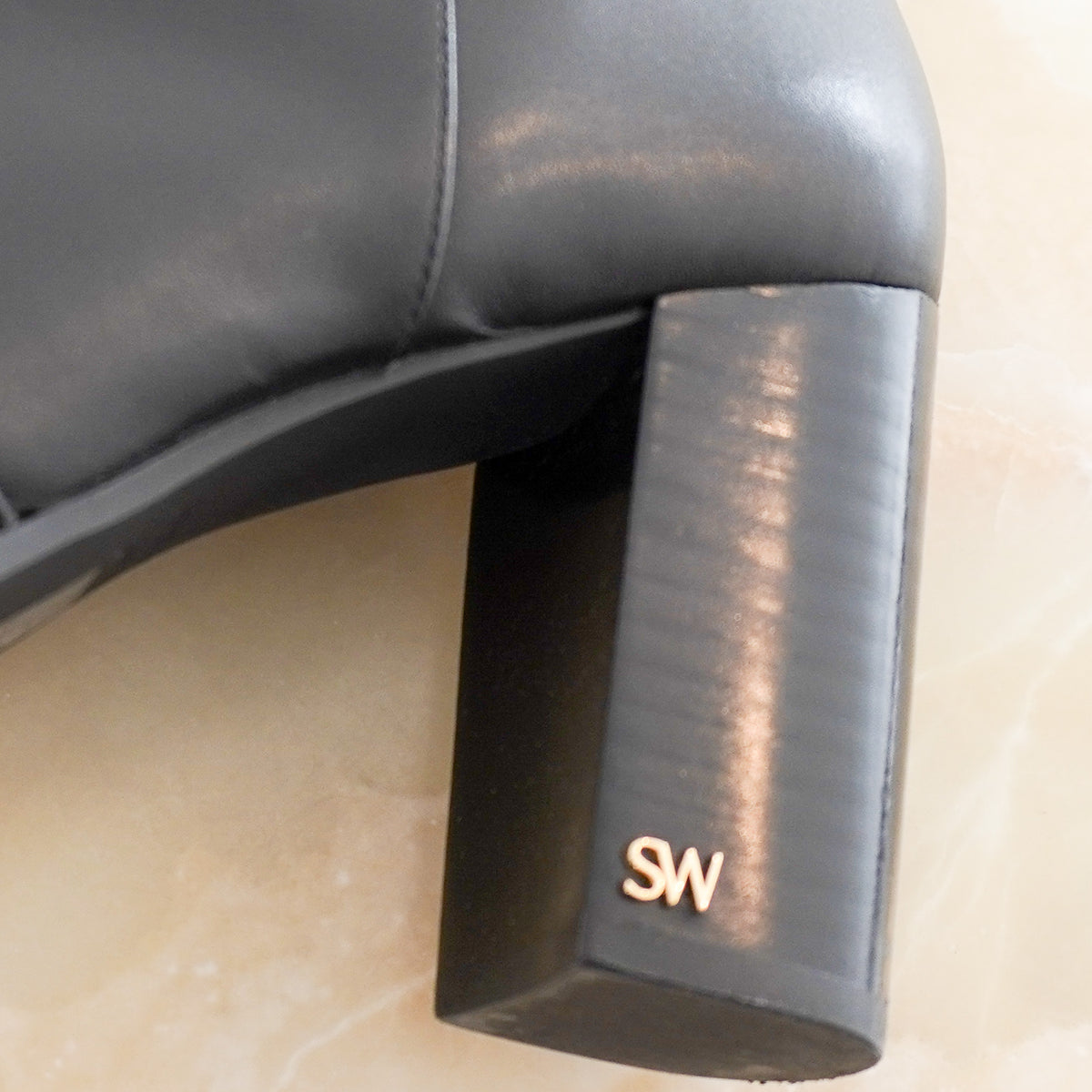 Stuart Weitzman Knee High Leather Boots UK 6 | Authentic Preloved