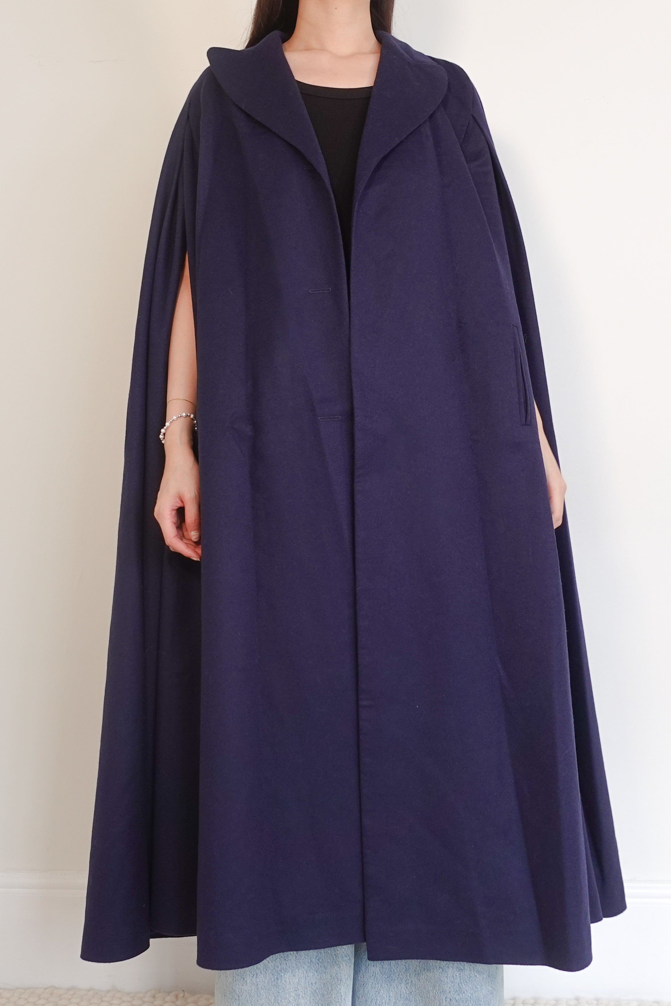 Navy cape