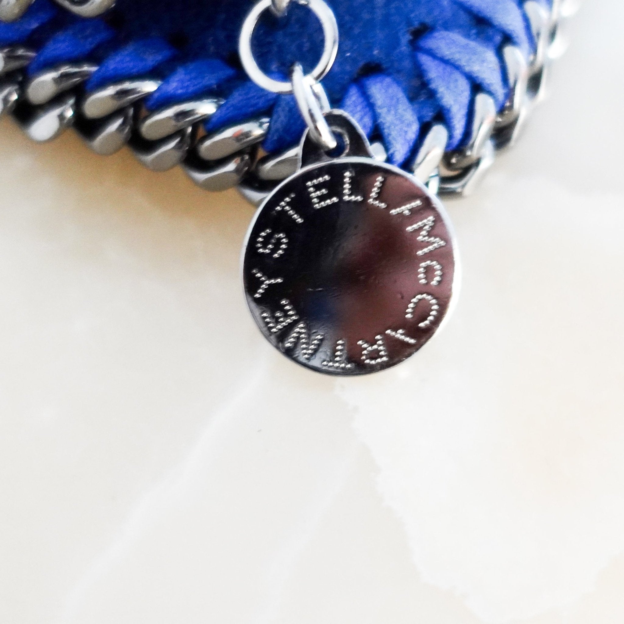 Stella McCartney Blue Falabella Bifold Clutch RRP £500 | Authentic Preloved - Reloved Again