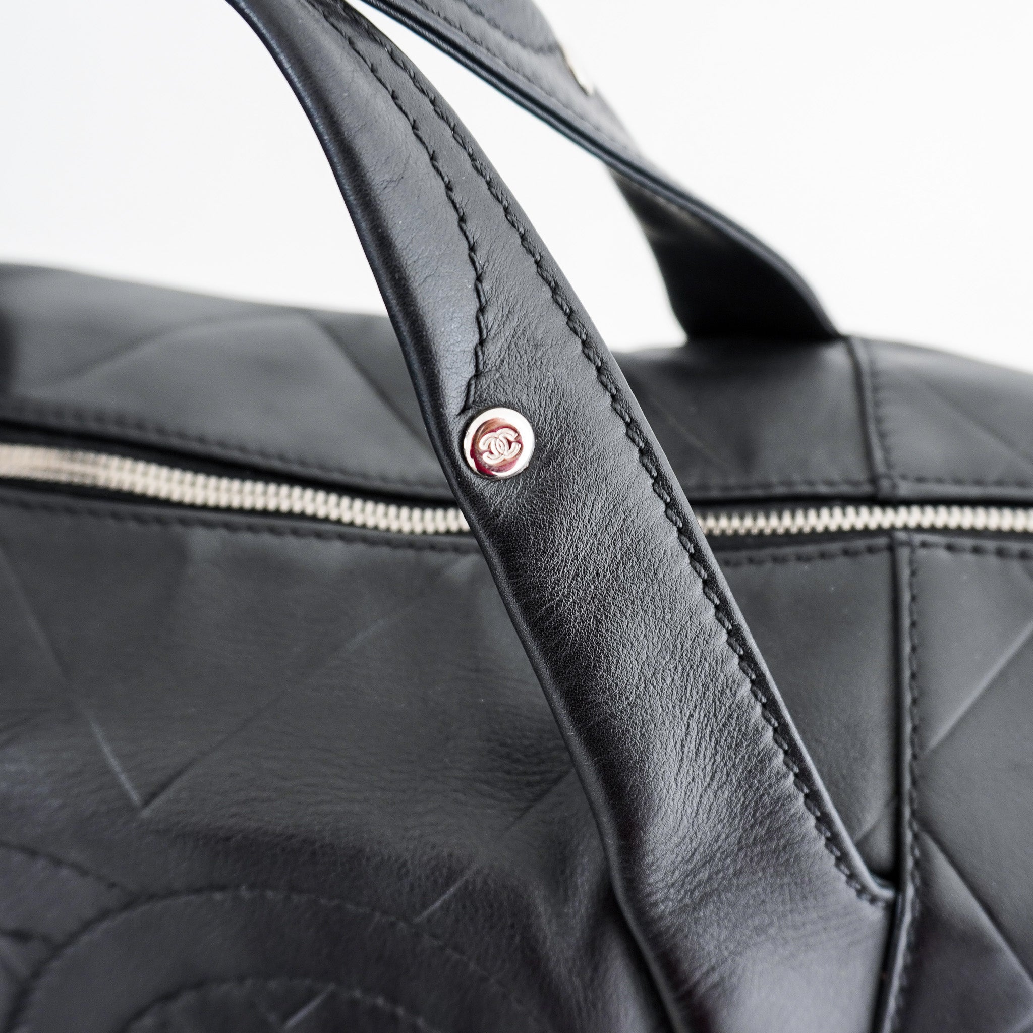 Chanel Timeless Boston Bag in Black | Authentic Preloved