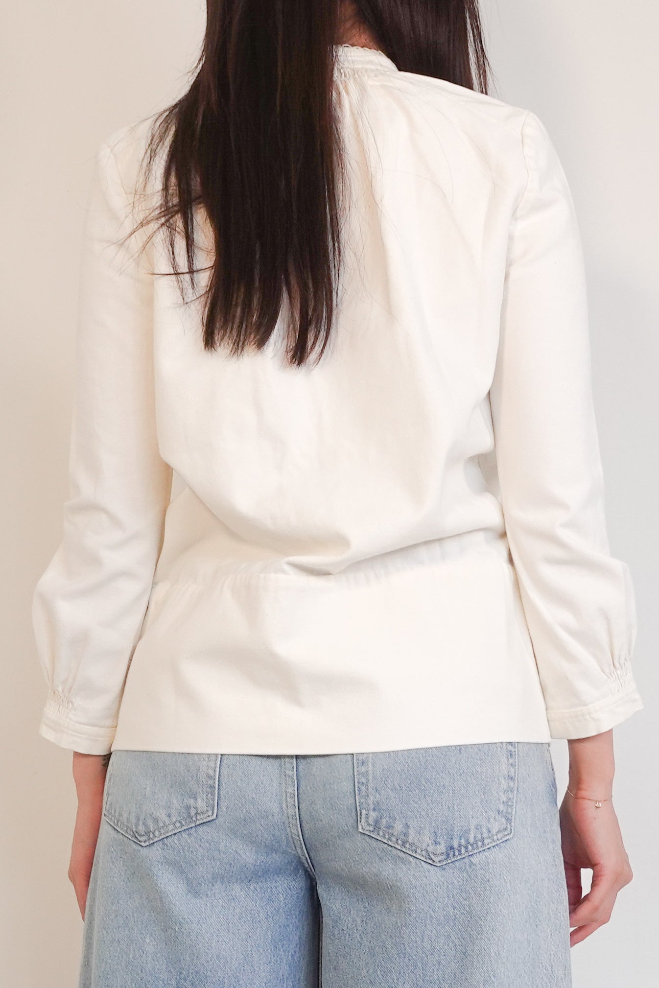 Linen cream blouse