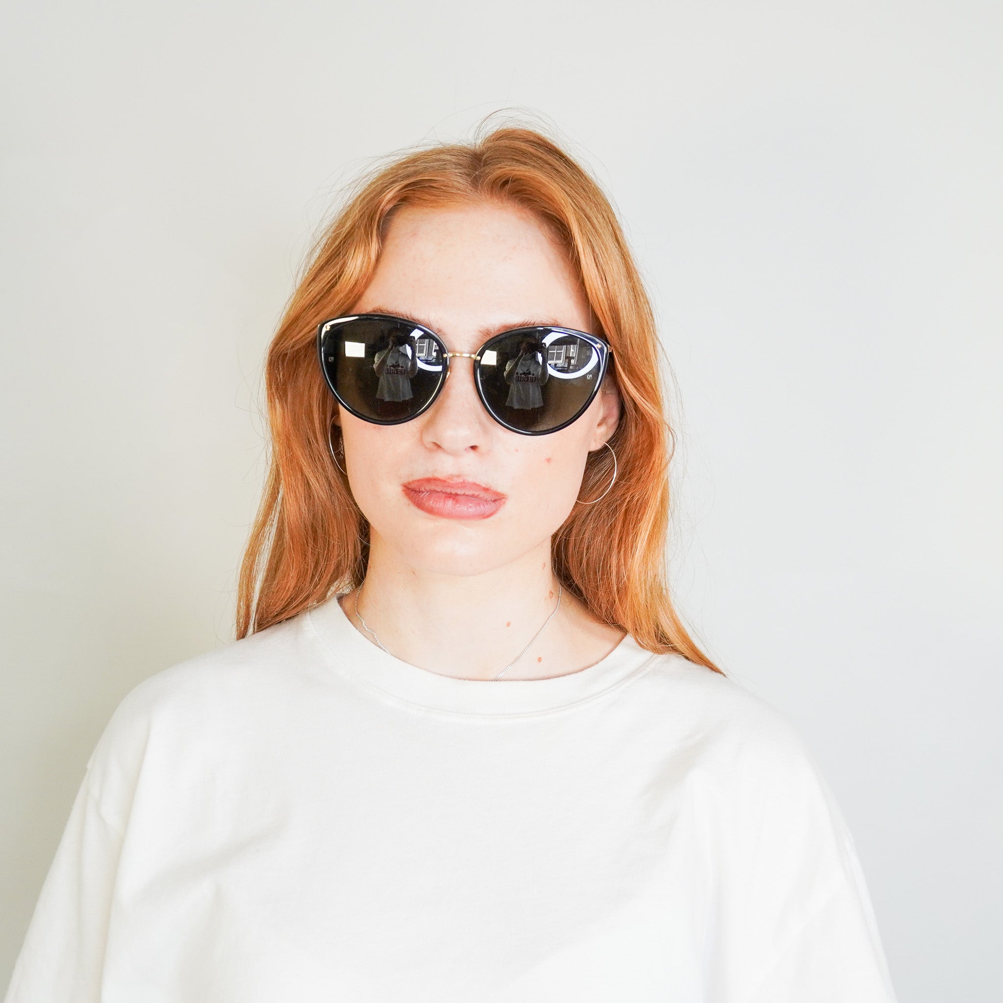 Linda Farrow Black Sunglasses (RRP £577) | Authentic Preloved - Reloved Again