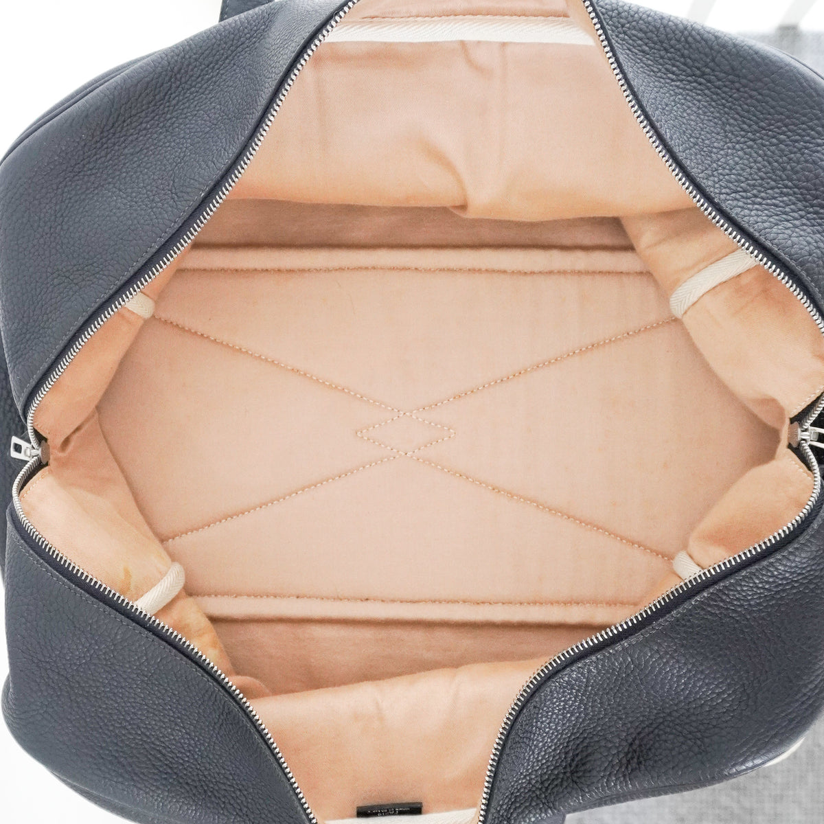 Hermes Victoria Handbag 43: Black Leather Palladium Hardware (RRP £3500) | Authentic Preloved