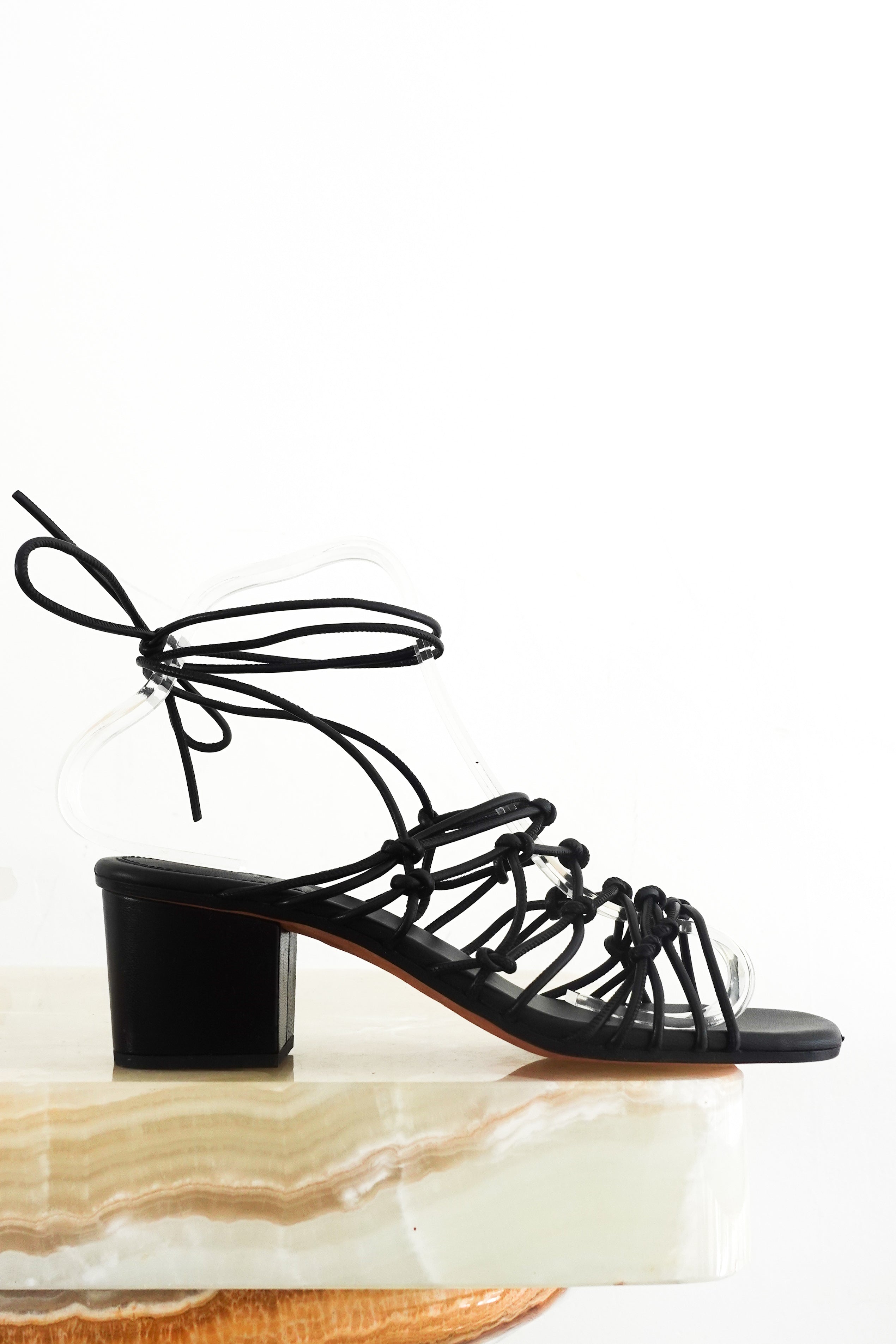 Jamie leather knotted sandals RRP £350